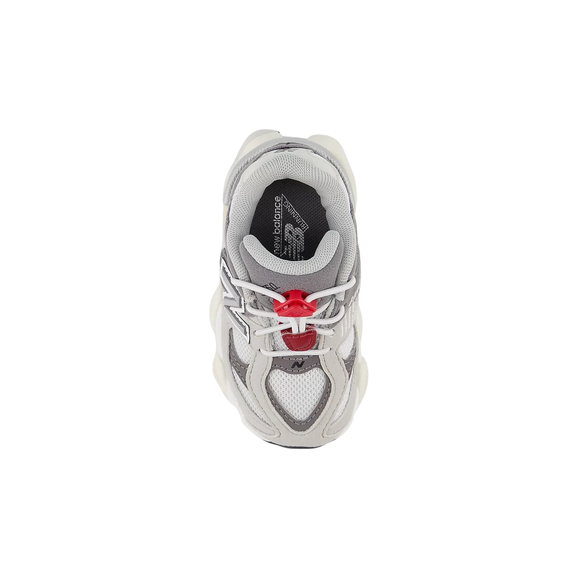 Sneakers Bambino 9060 con tomaia in camoscio Grigia