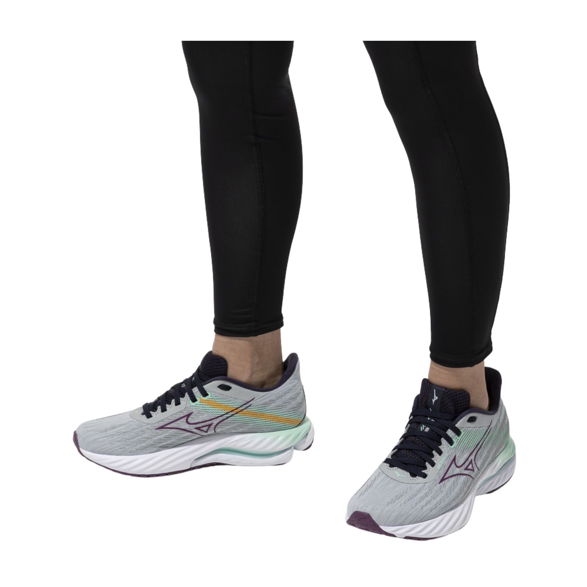 Scarpa Donna Wave Inspire 21, con tomaia Grigia e tecnologia Mizuno Wave