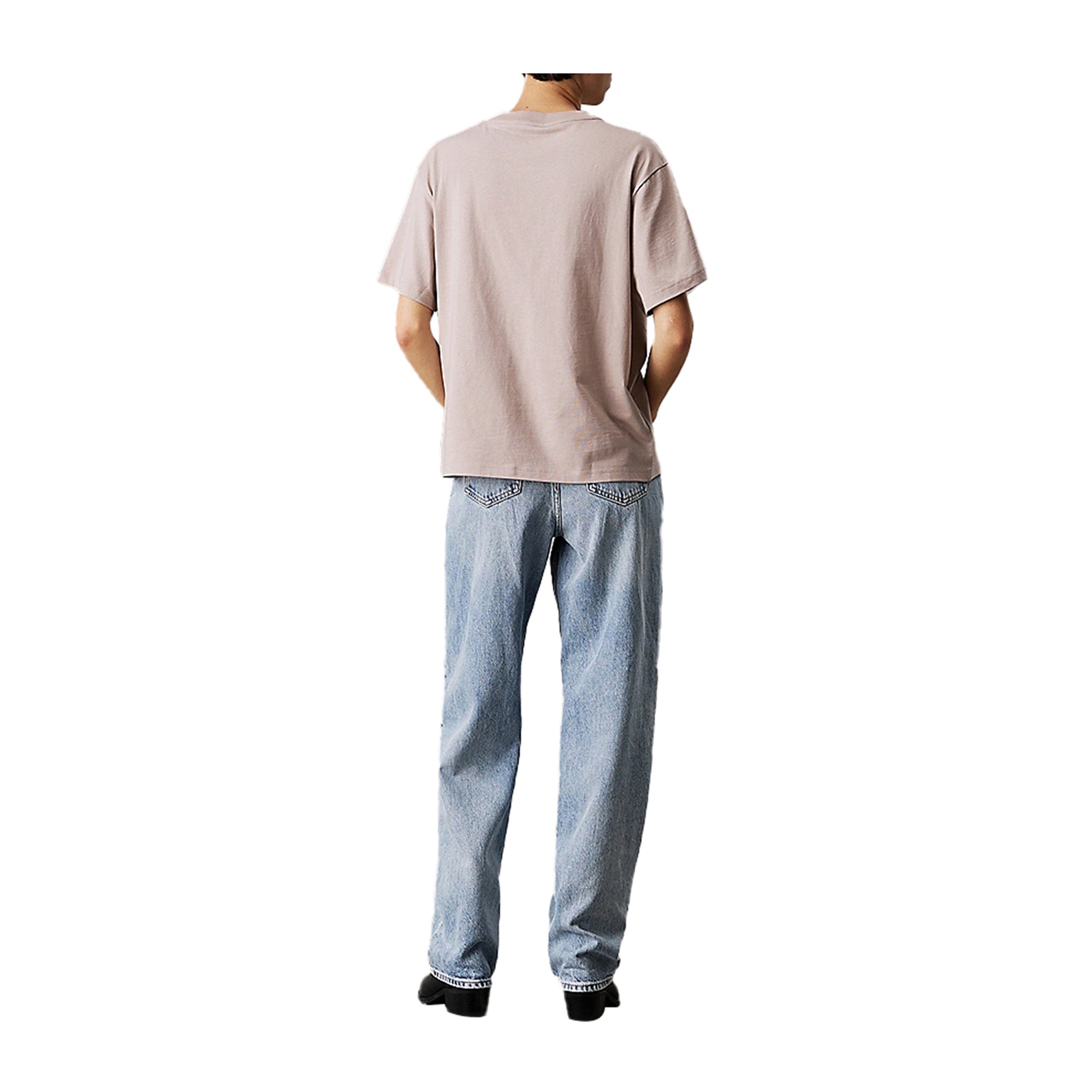 T-shirt Donna Calvin Klein Relaxed Logo Beige