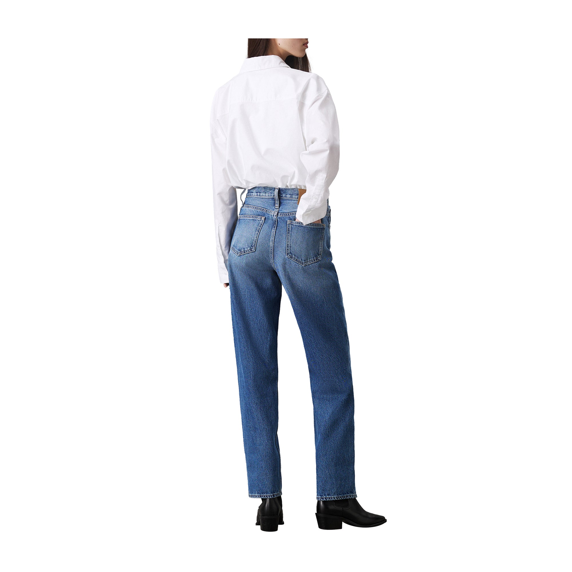 Camicia Donna Relaxed Oxford Bianco