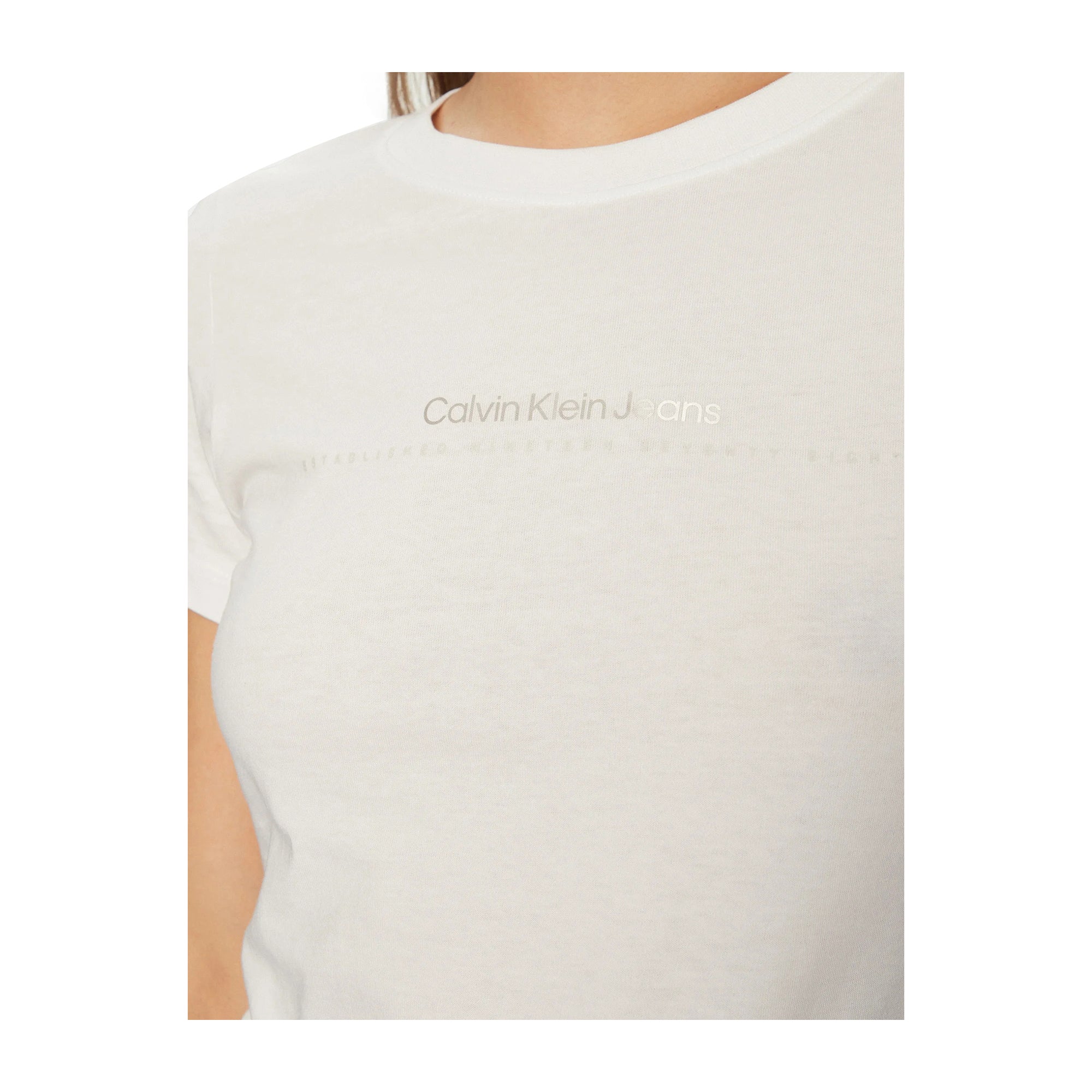 T-shirt Donna Calvin Klein Institutional Graphic Slim