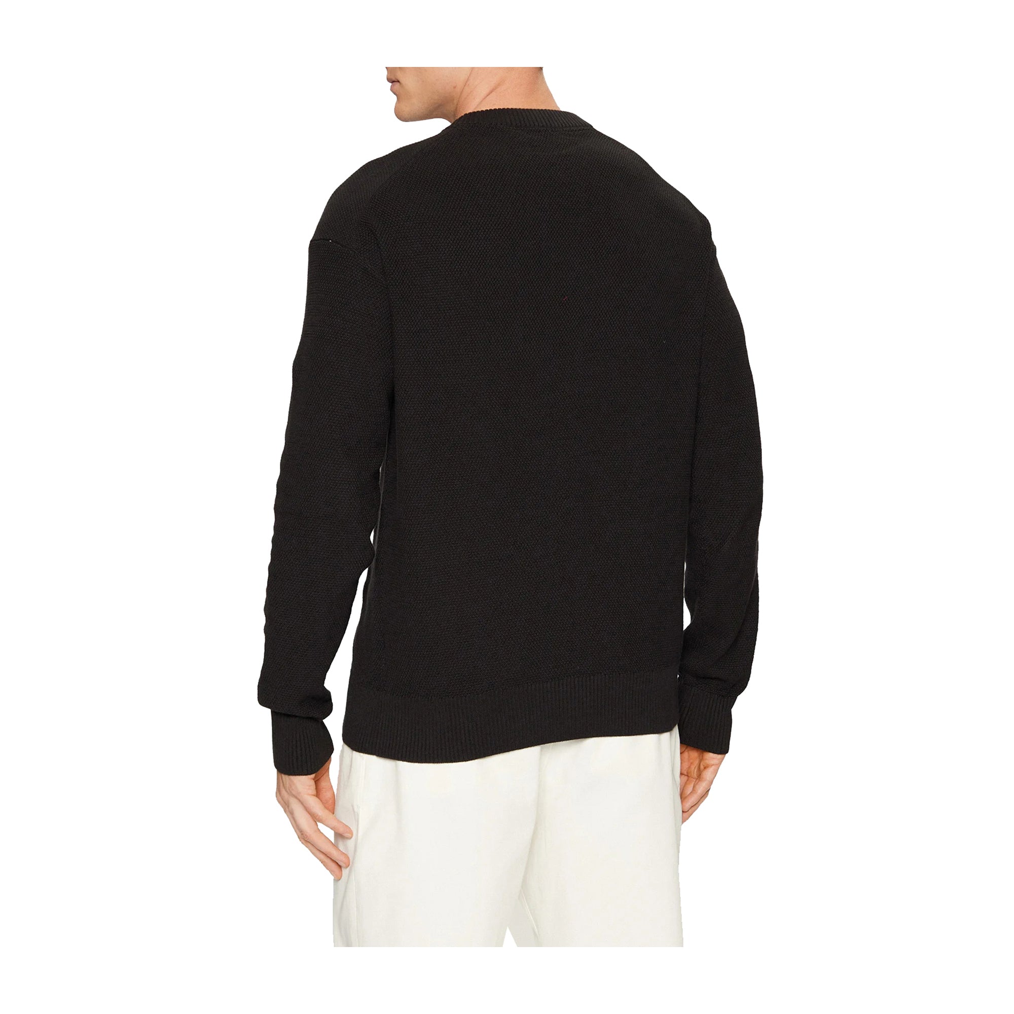Maglione Uomo Calvin Klein Modern Crew Neck Nero