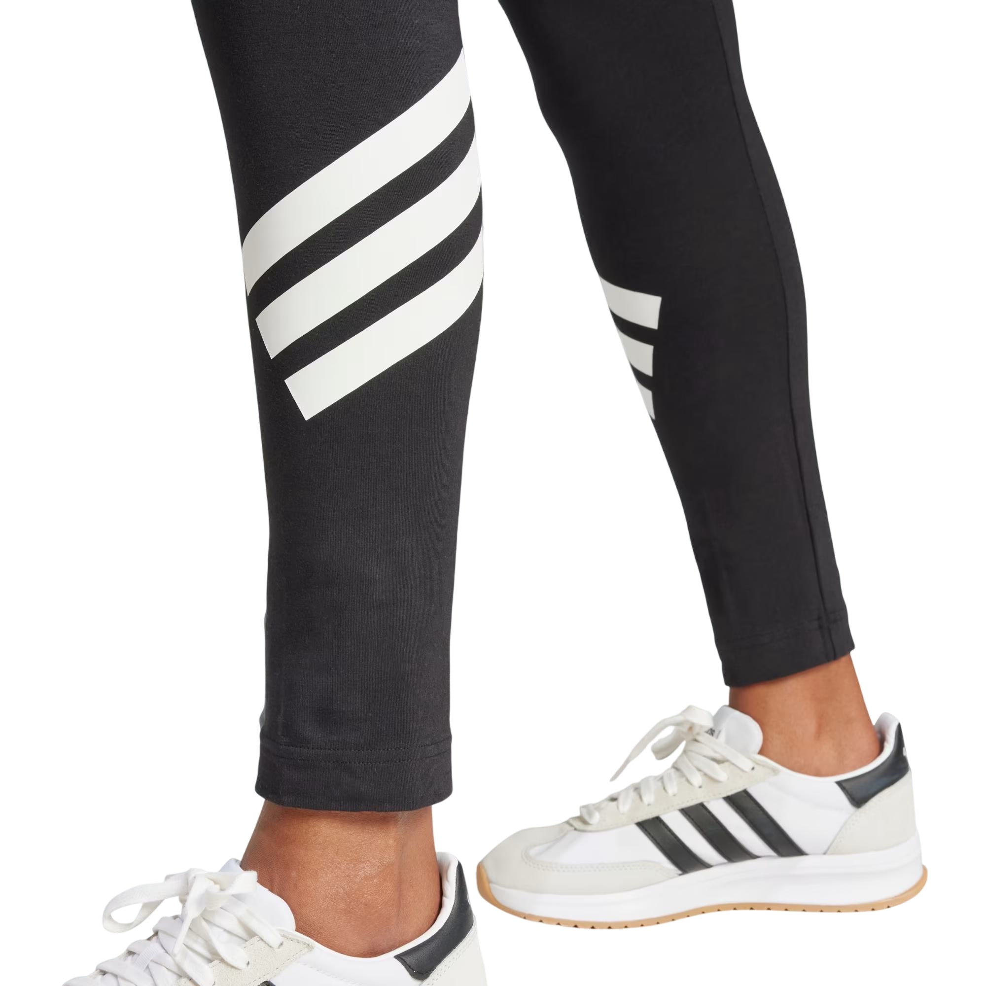 Leggings Donna nero Future Icons 3Stripes dettaglio