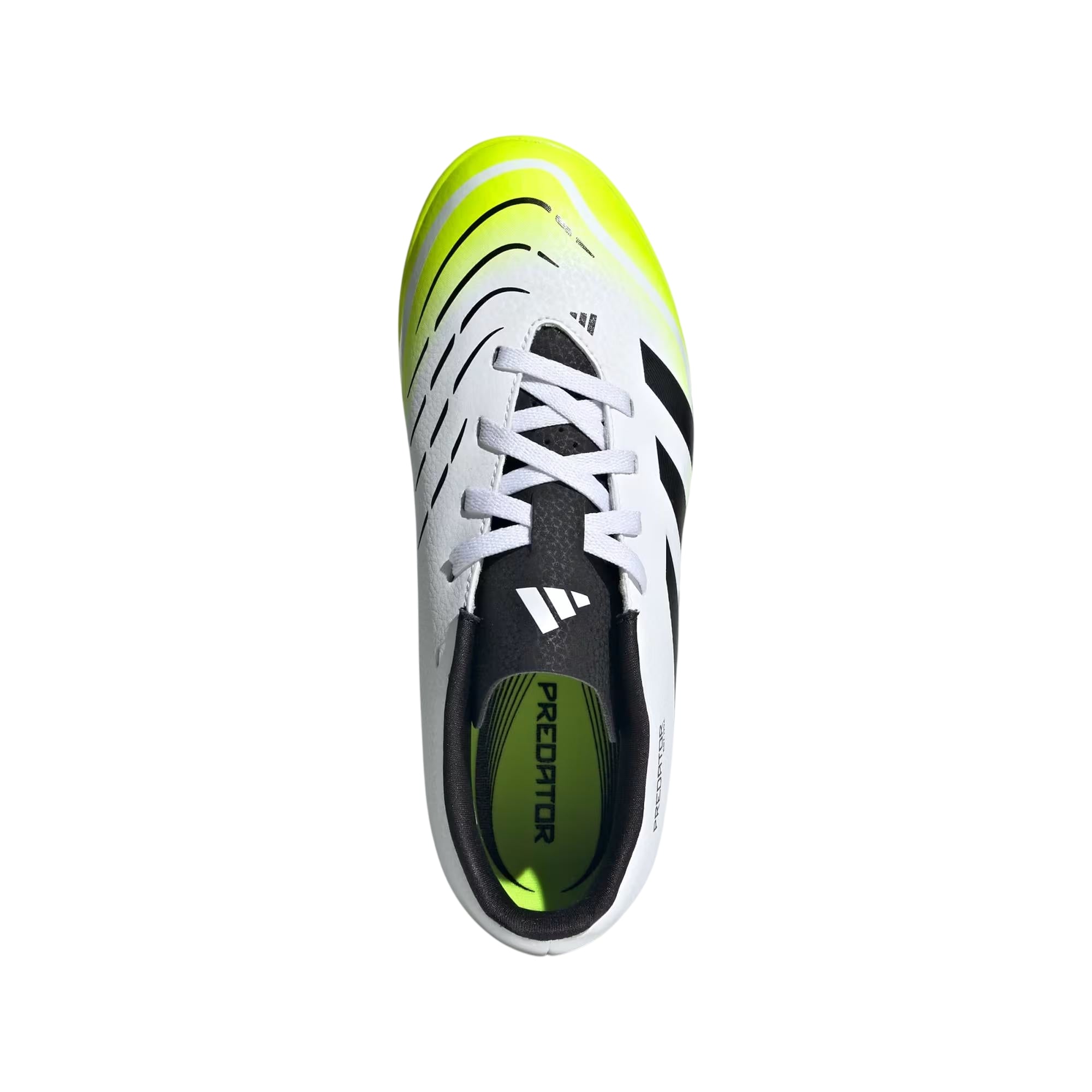 Scarpe da calcio Bambino Predator Club con iconiche tre stripes nere