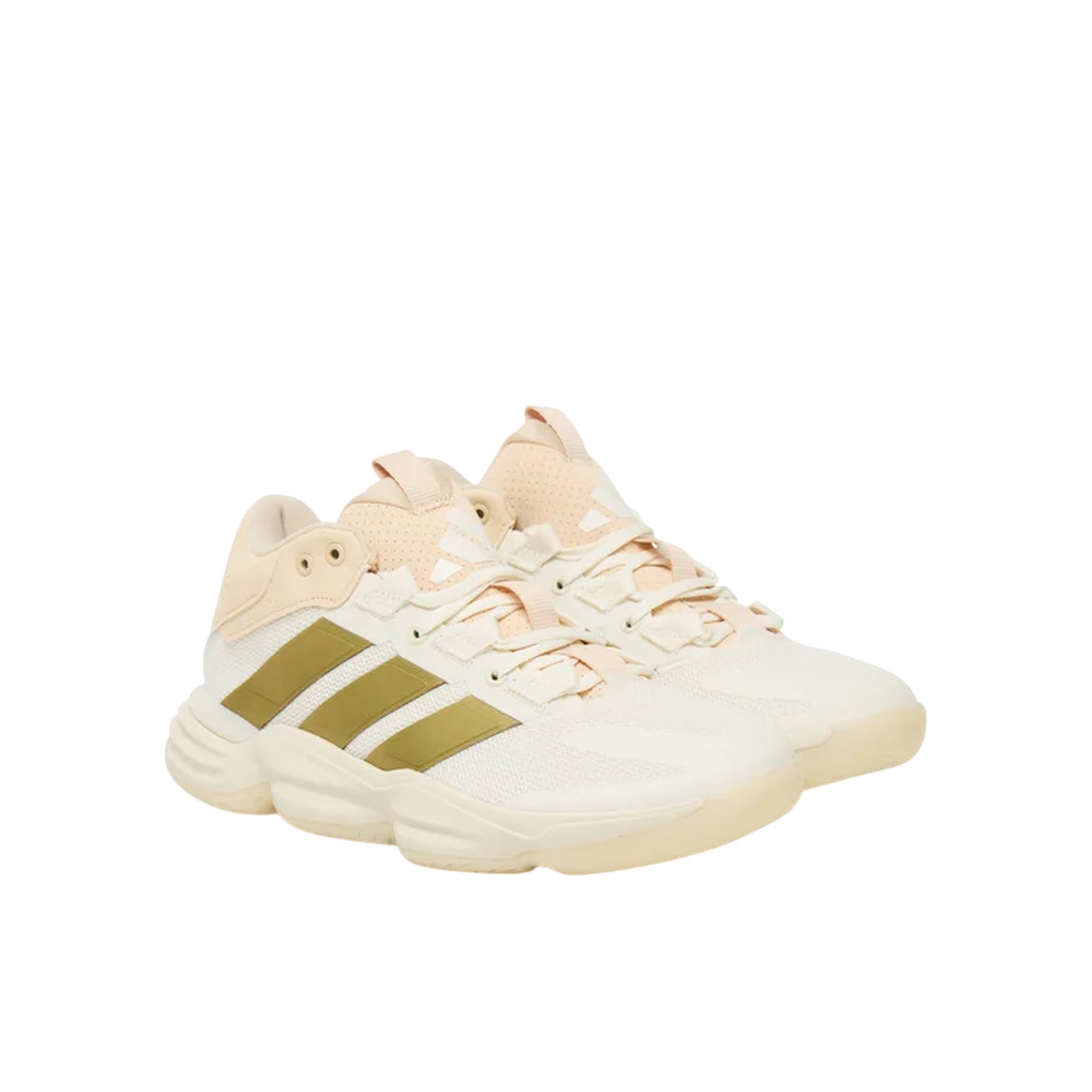 Sneakers Junior Court Stabil traspirante, con iconiche 3-Stripes Oro