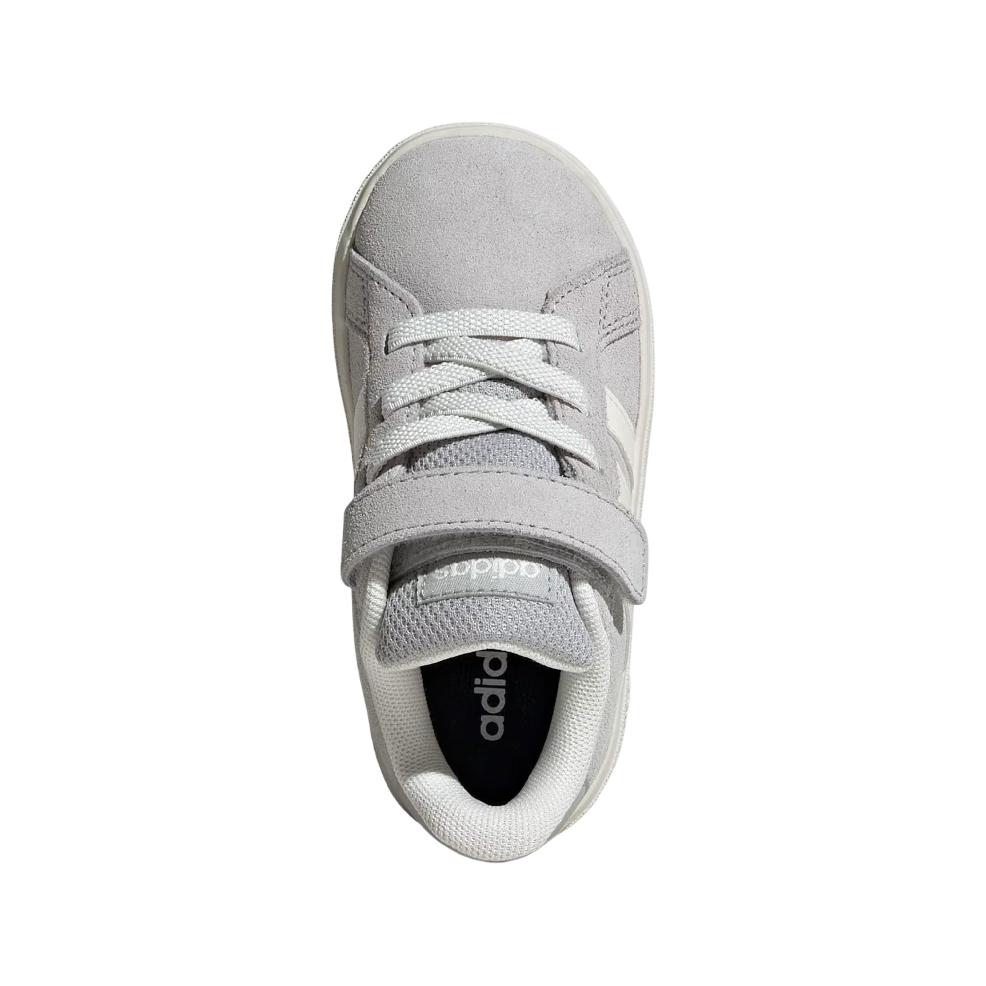 Sneakers Junior Grand Court 2.0, con tomaia in suede Grigia