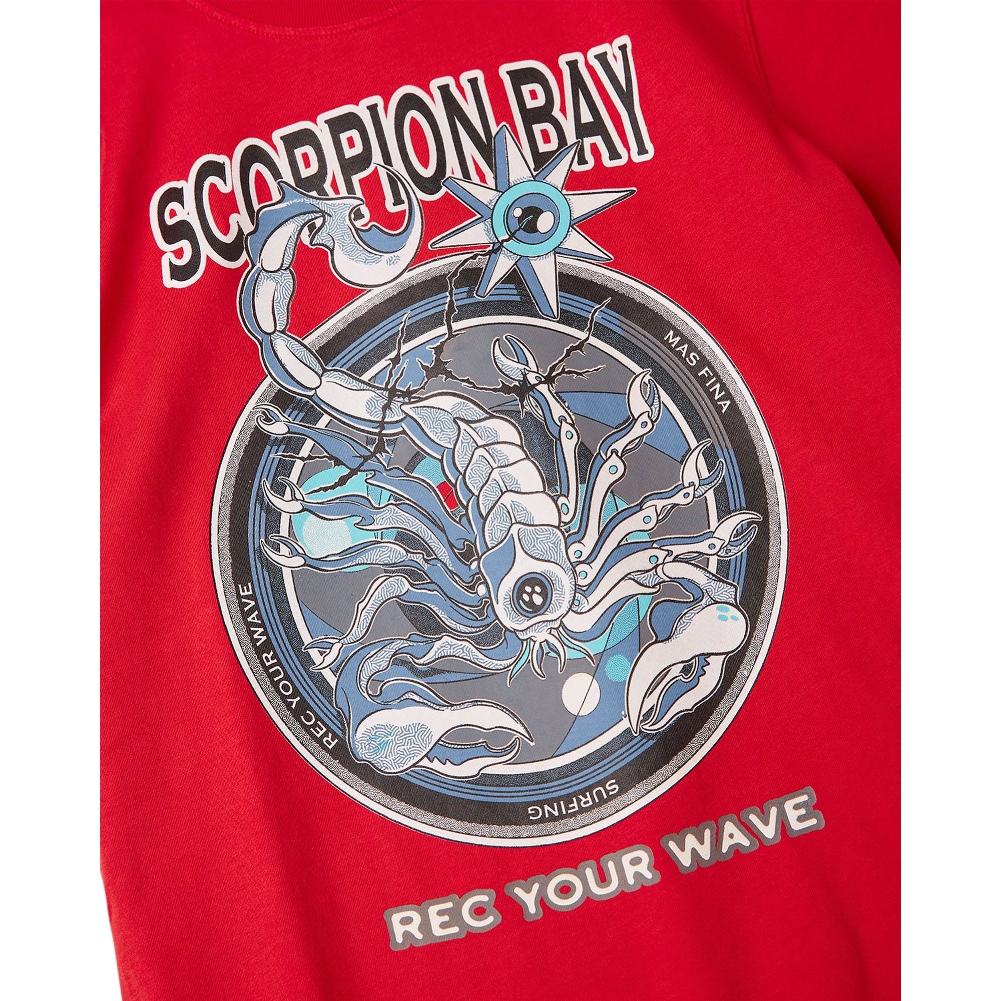 T-shirt Junior Watchout, con stampa frontale e girocollo