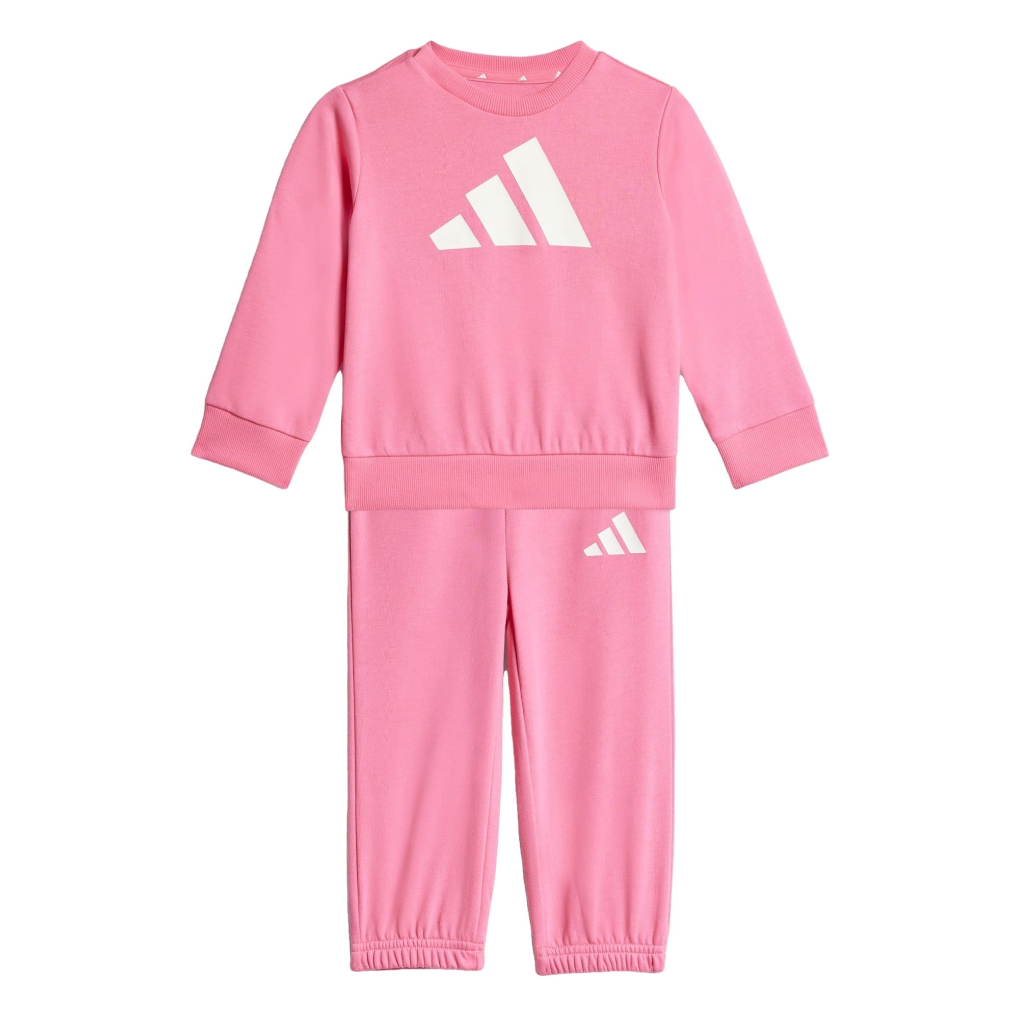 Set Tuta per Neonati tinta unita rosa