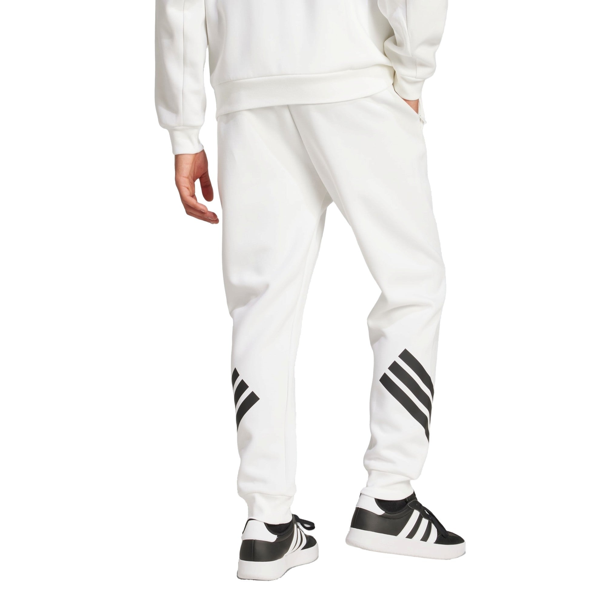 Pantalone Uomo Future Icons Bianco 3stripes modello retro