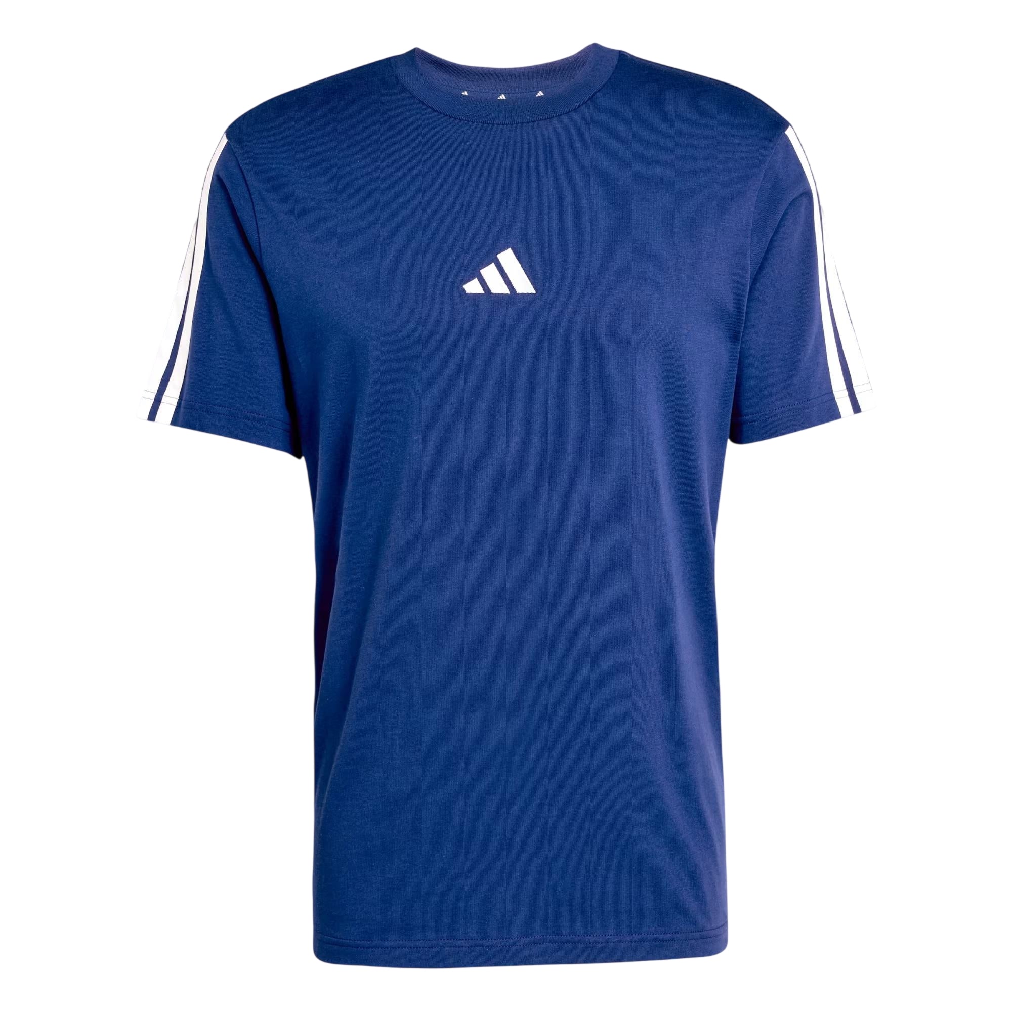 T-shirt Blu scuro Uomo Essentials 3Stripes Single Jersey