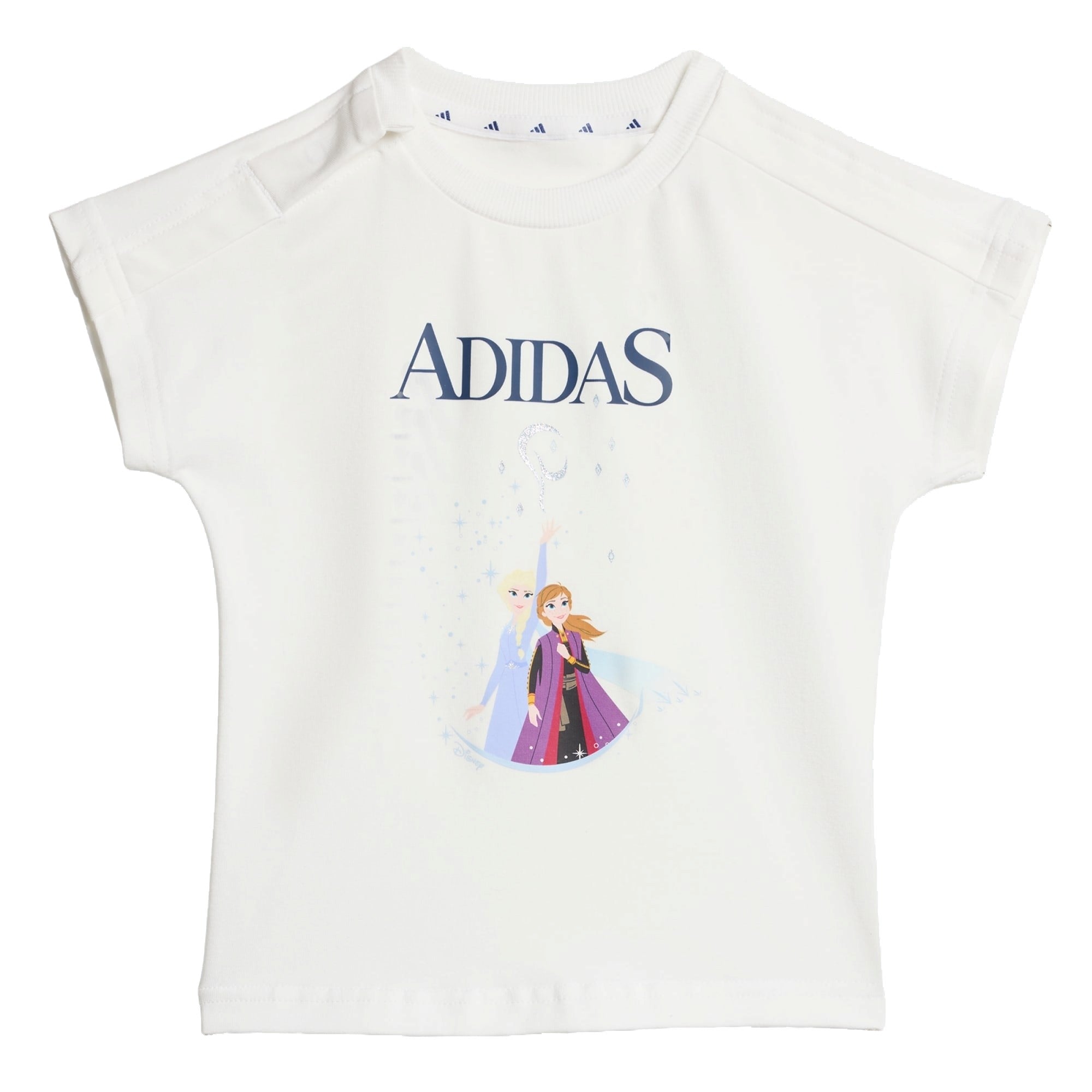 Completo per Neonati con stampa Disney Frozen: t-shirt frontale