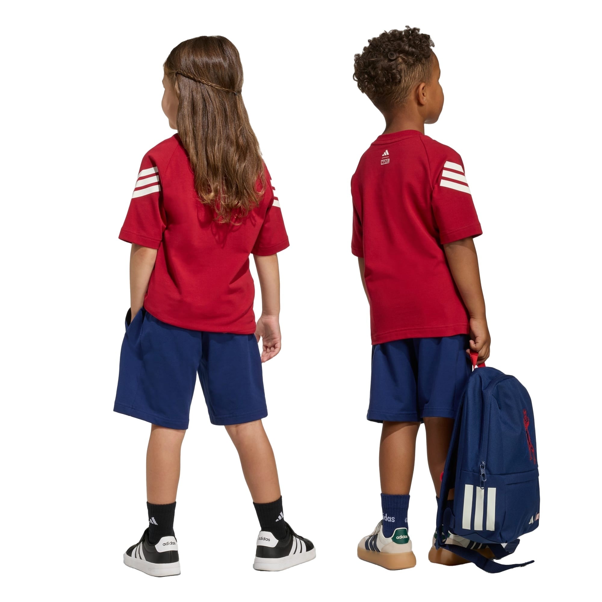 Completo sportivo Junior Marvel Spiderman Rosso/Blu retro