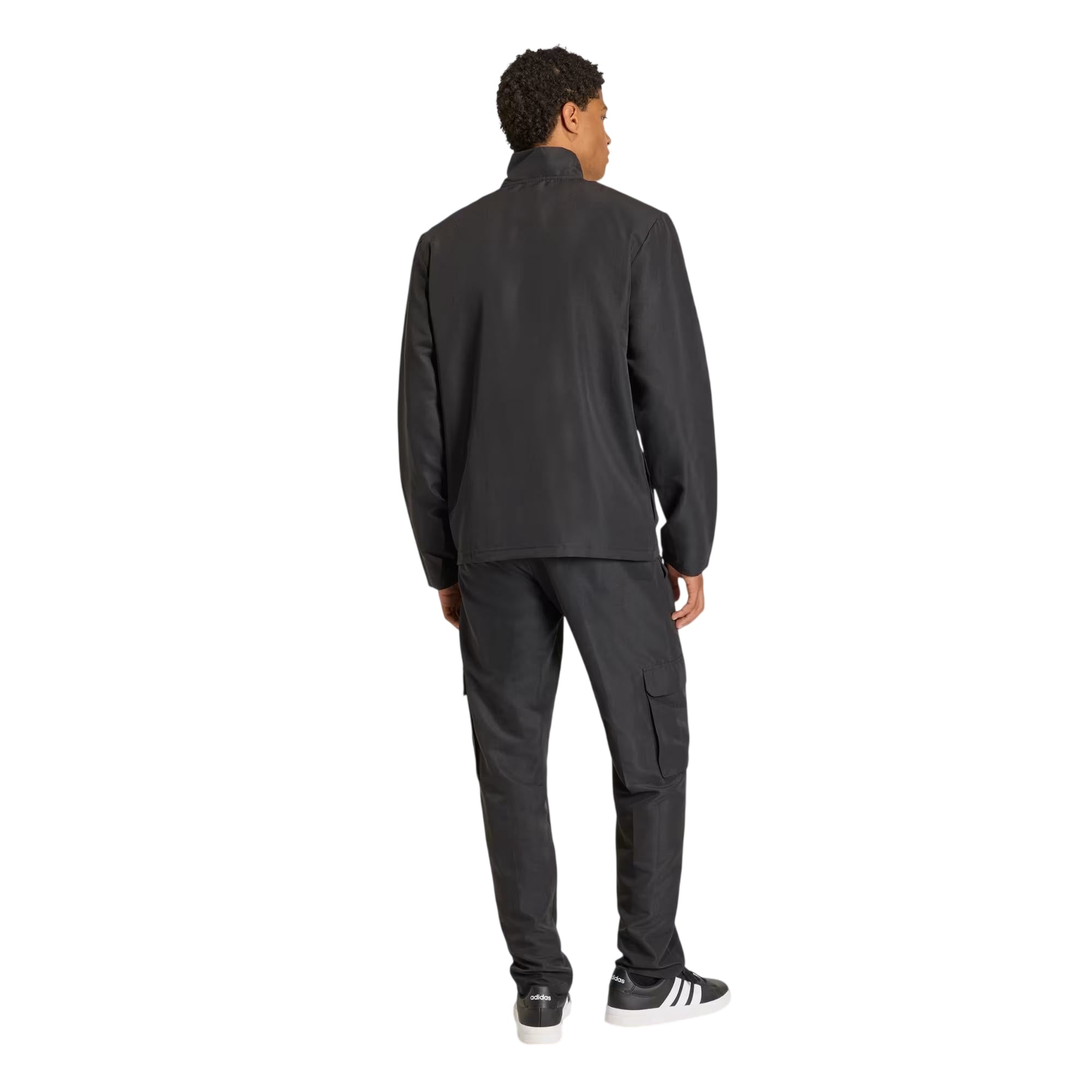 Tuta sportiva Nera Uomo in Woven Cargo - retro