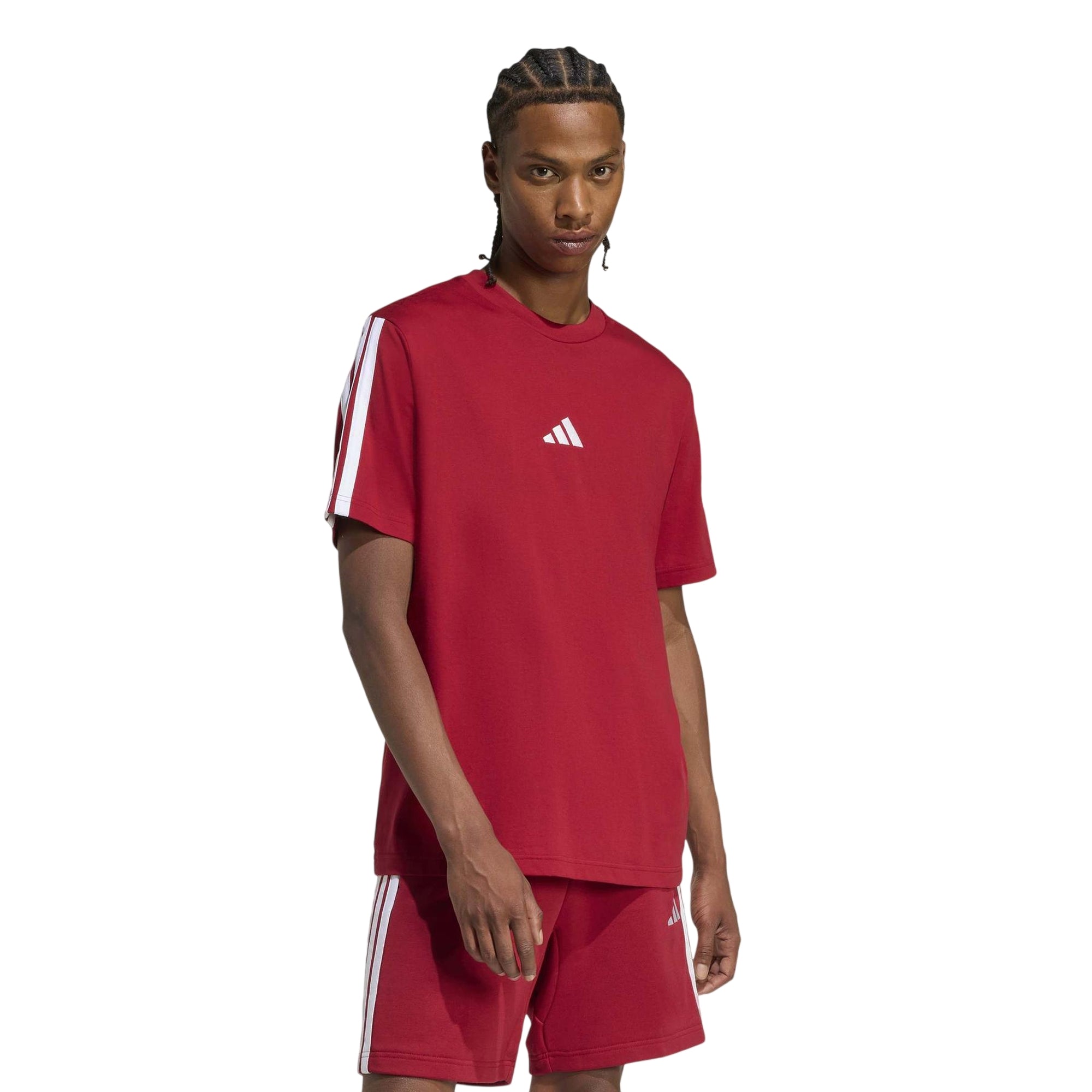 T-shirt Uomo Essentials 3Stripes rossa