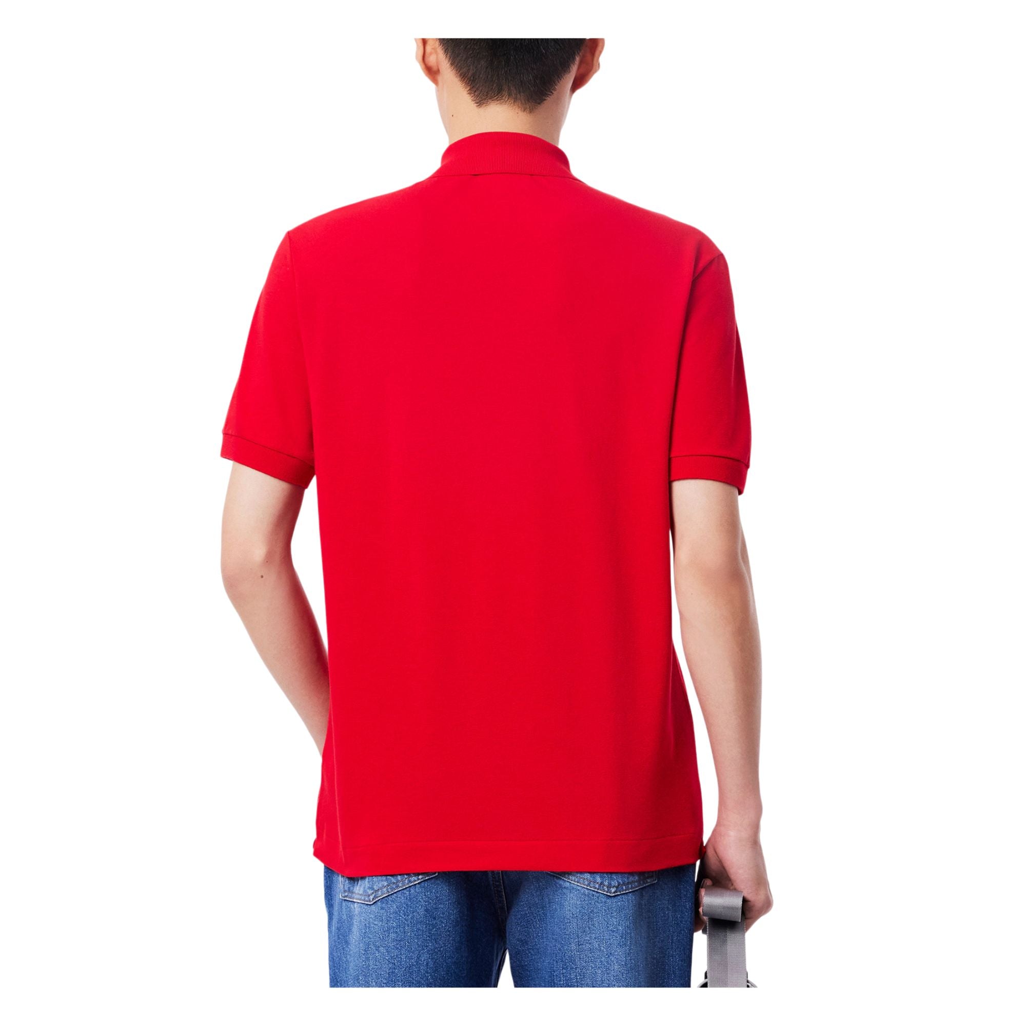 Polo Uomo modello L.12.12 Light, dal taglio classico con coccodrillo iconico verde