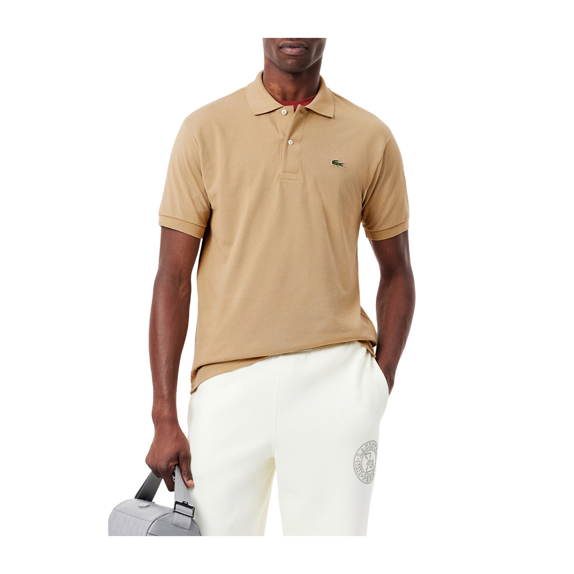Polo Uomo in piqué L.12.12 Original Beige