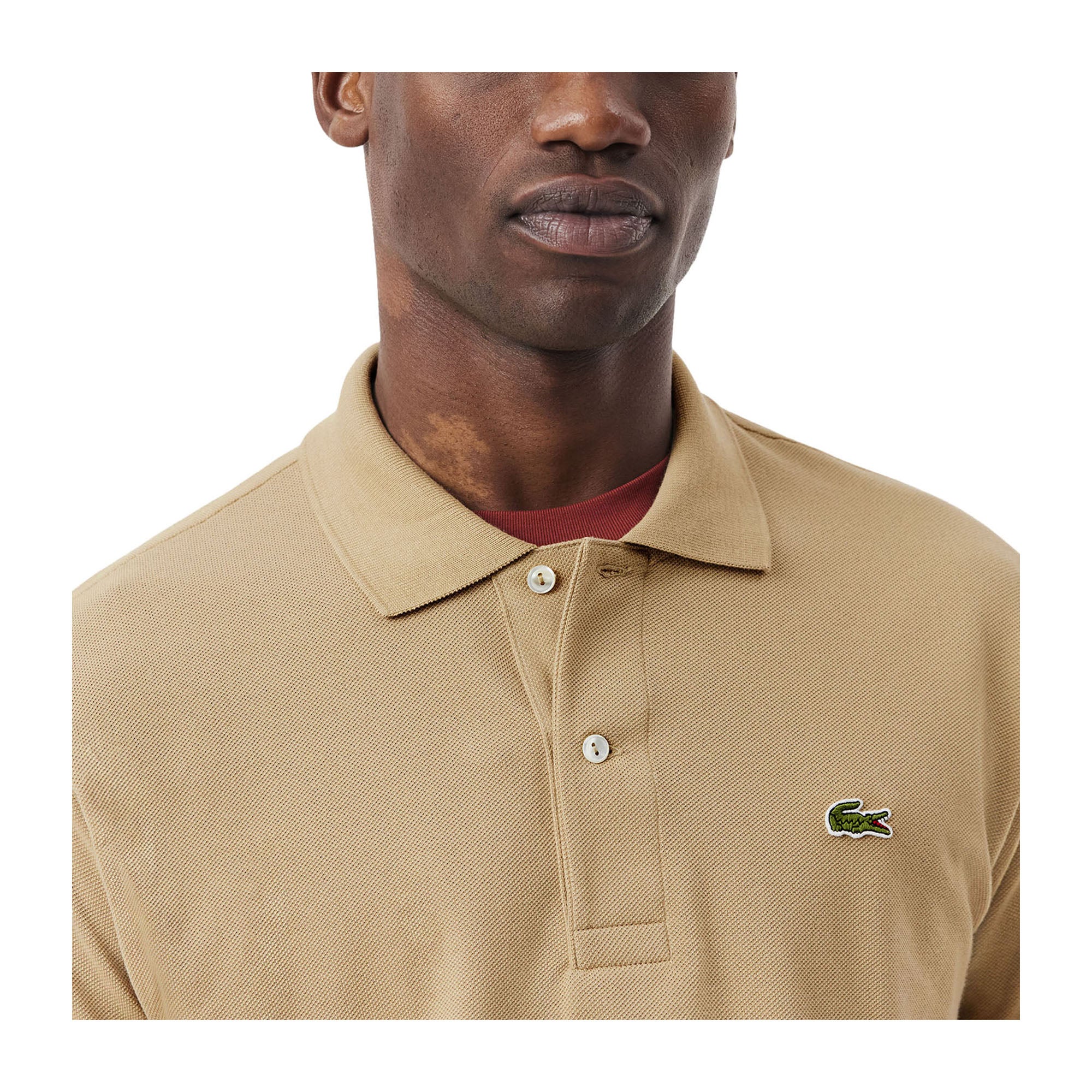 Polo Uomo in piqué L.12.12 Original Beige