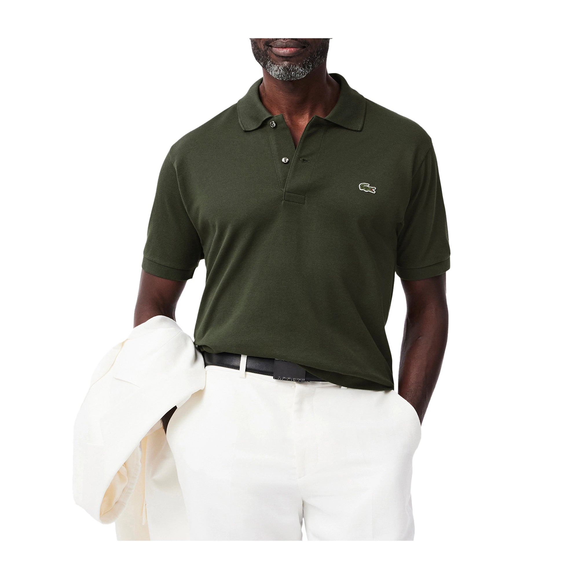 Polo Uomo in piqué L.12.12 Original Verde