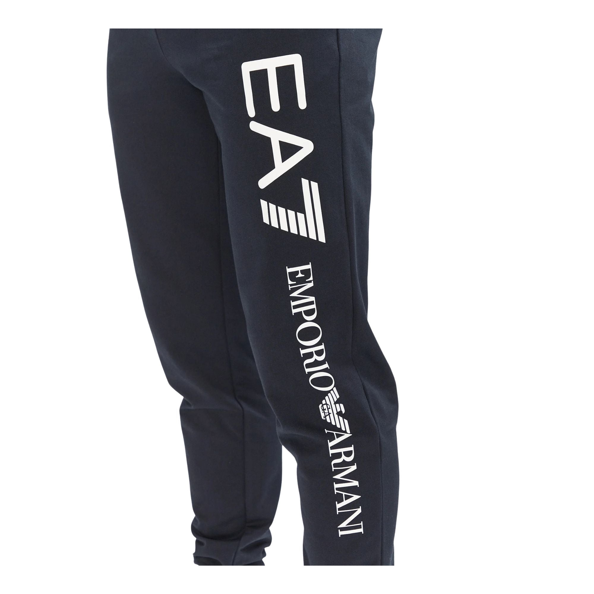 Pantalone Uomo da tuta Blu con maxi stampa dettaglio