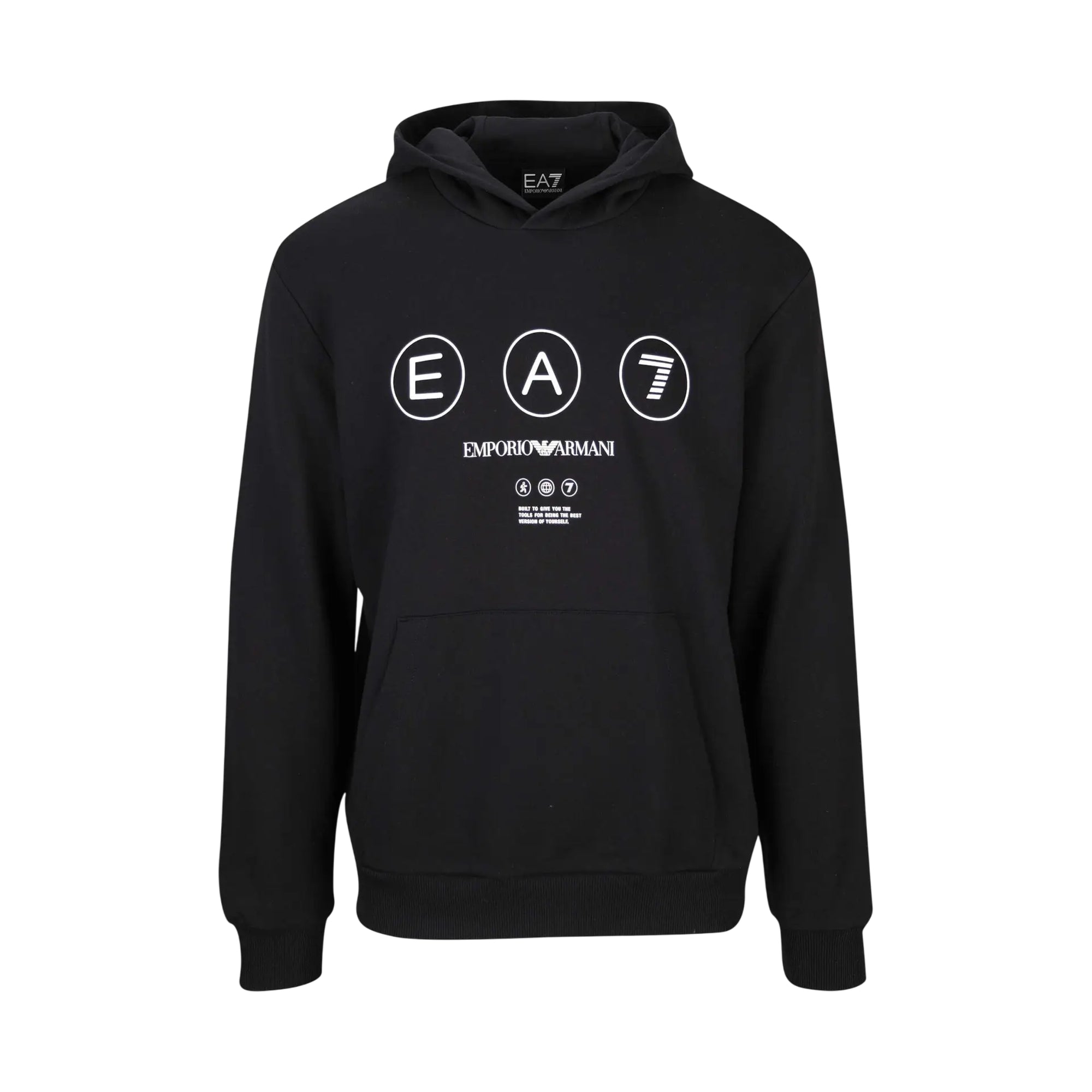 Felpa Uomo Lux Identity Train Logo con cappuccio