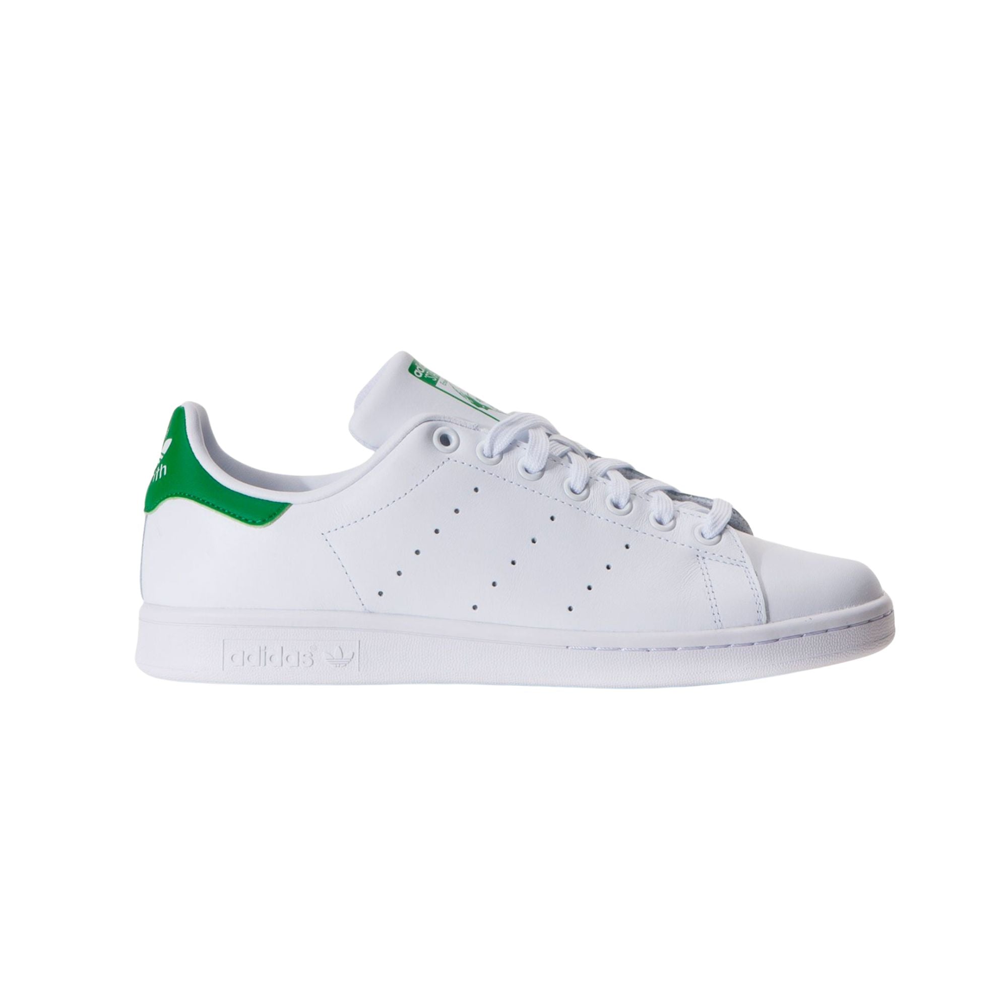 Sneakers Uomo Stan Smith, con tomaia in pelle ed inserto a contrasto