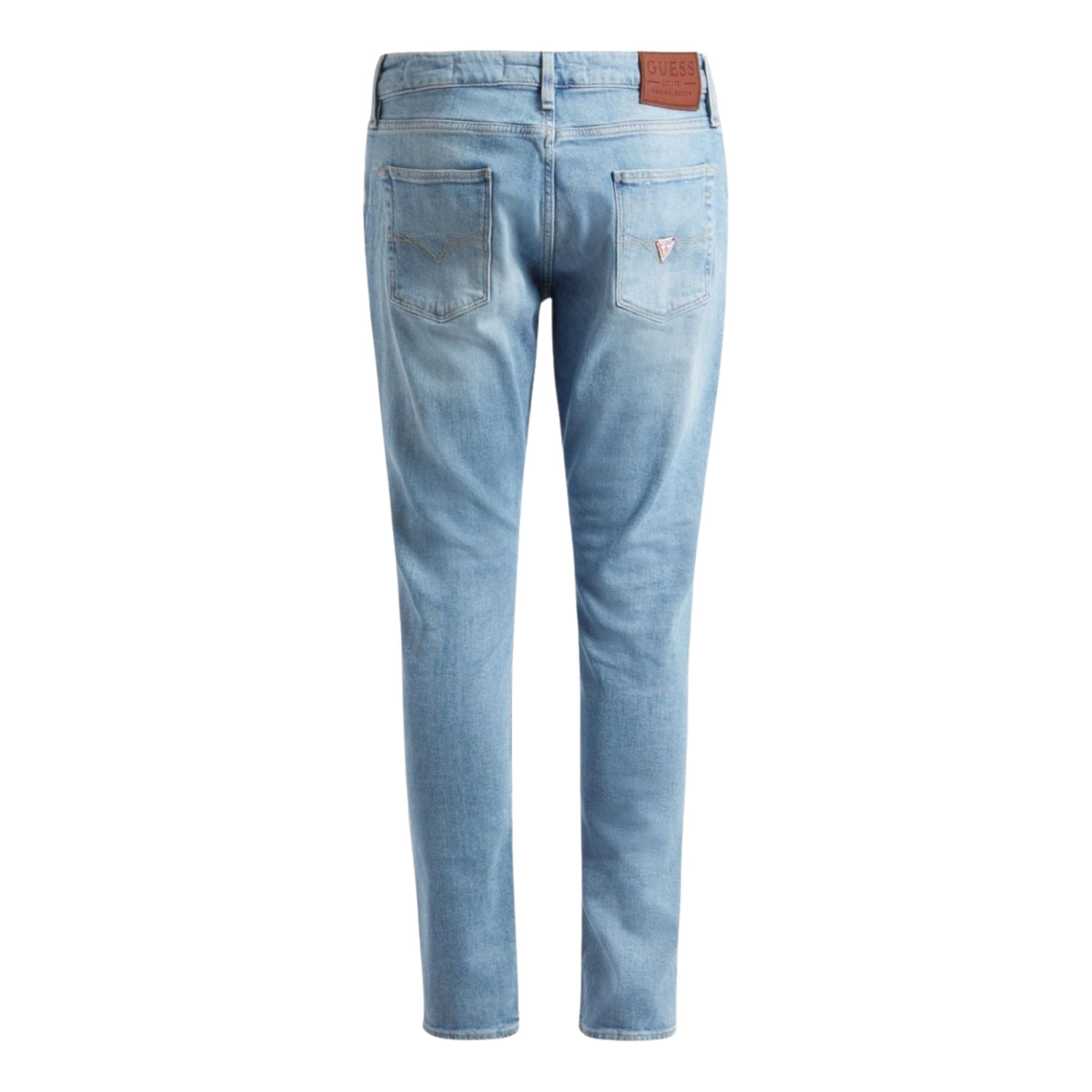 Guess Jeans Uomo modello Chris denim chiaro retro