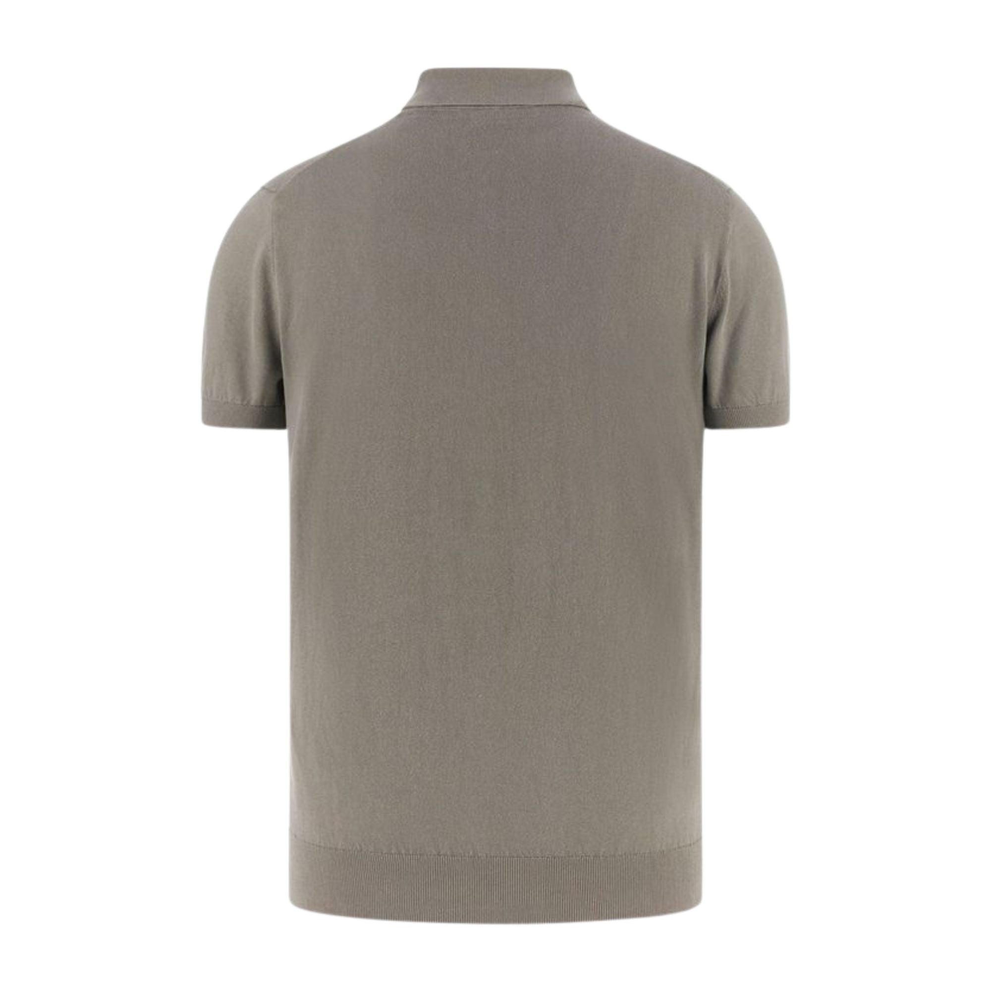 Guess Polo Uomo Verde scuro con logo retro