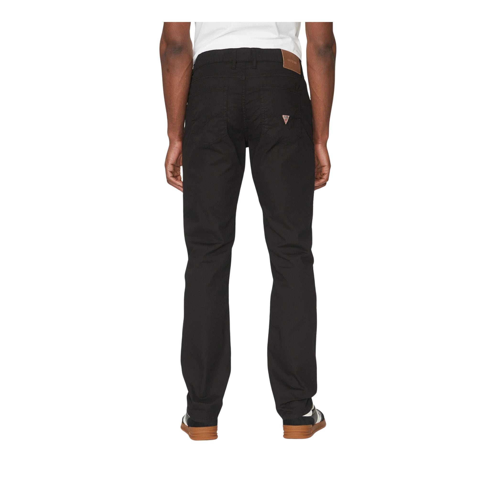 Guess Pantaloni Uomo modello Finnley Nero modello retro
