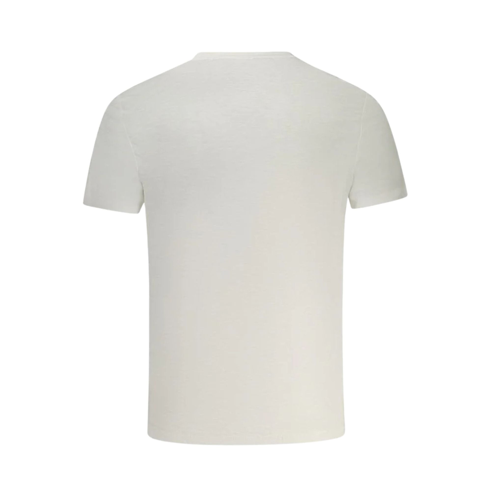 Guess T-shirt Uomo Bianca con mini logo retro