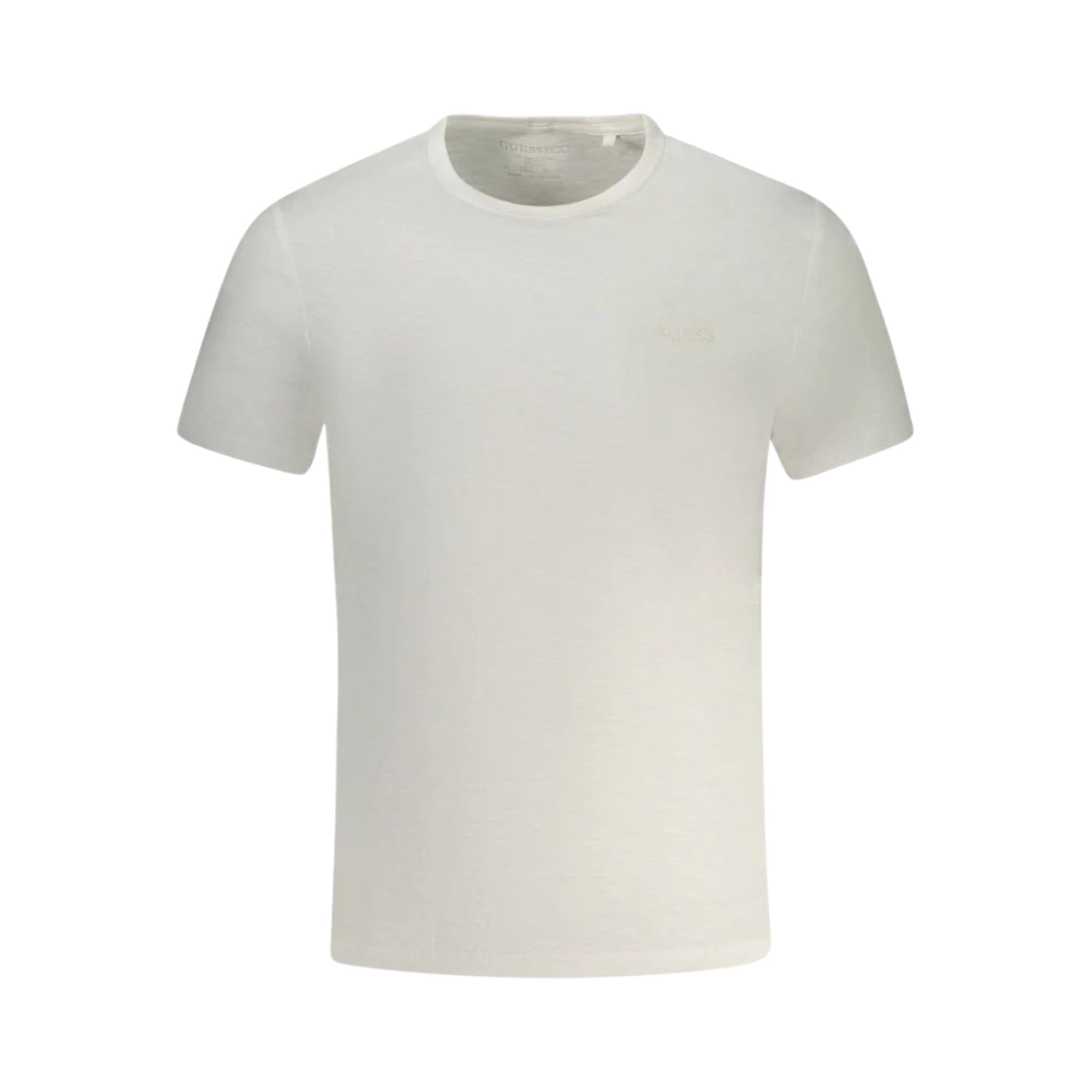 Guess T-shirt Uomo Bianca con mini logo