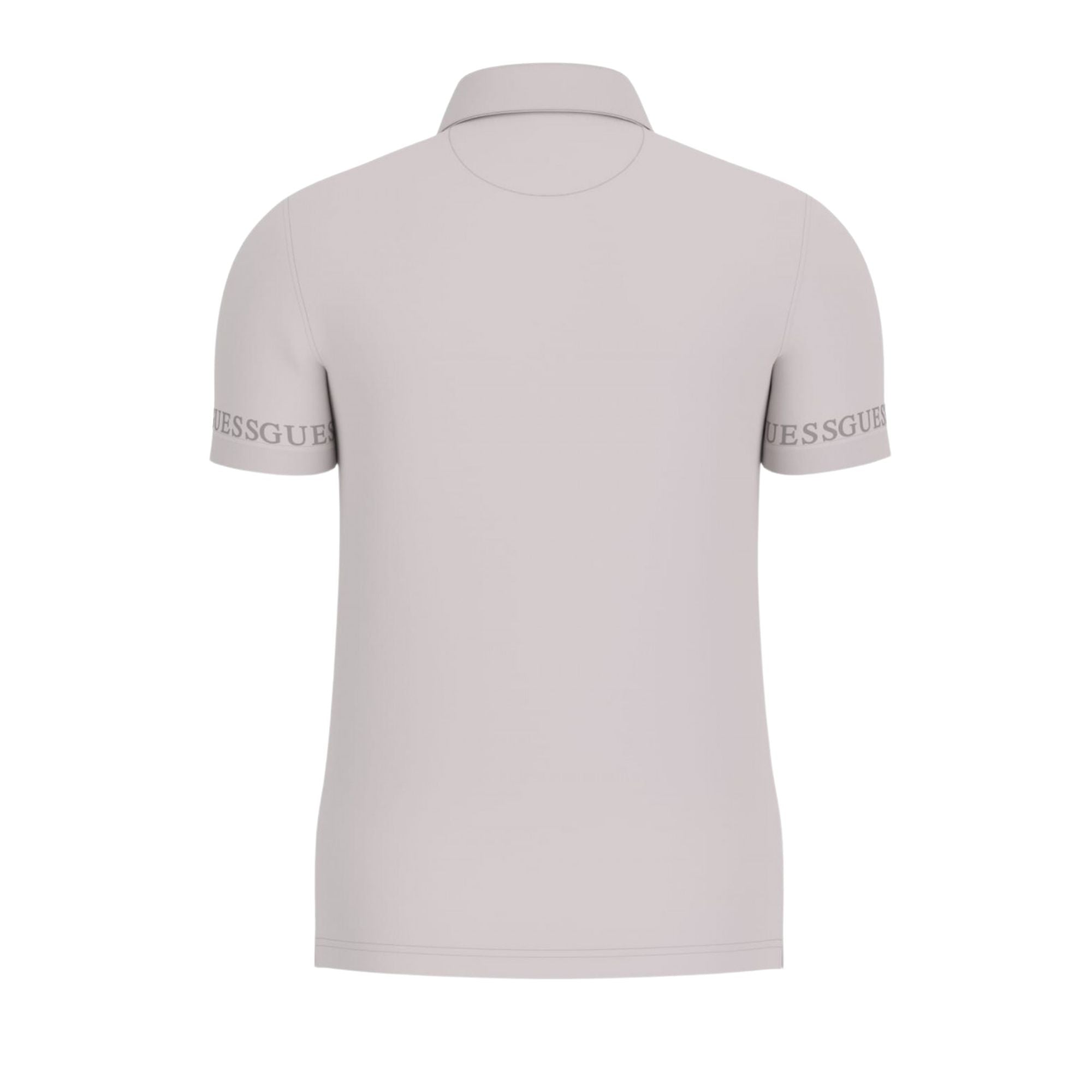 Guess Polo Uomo con maniche corte logate Grigio retro