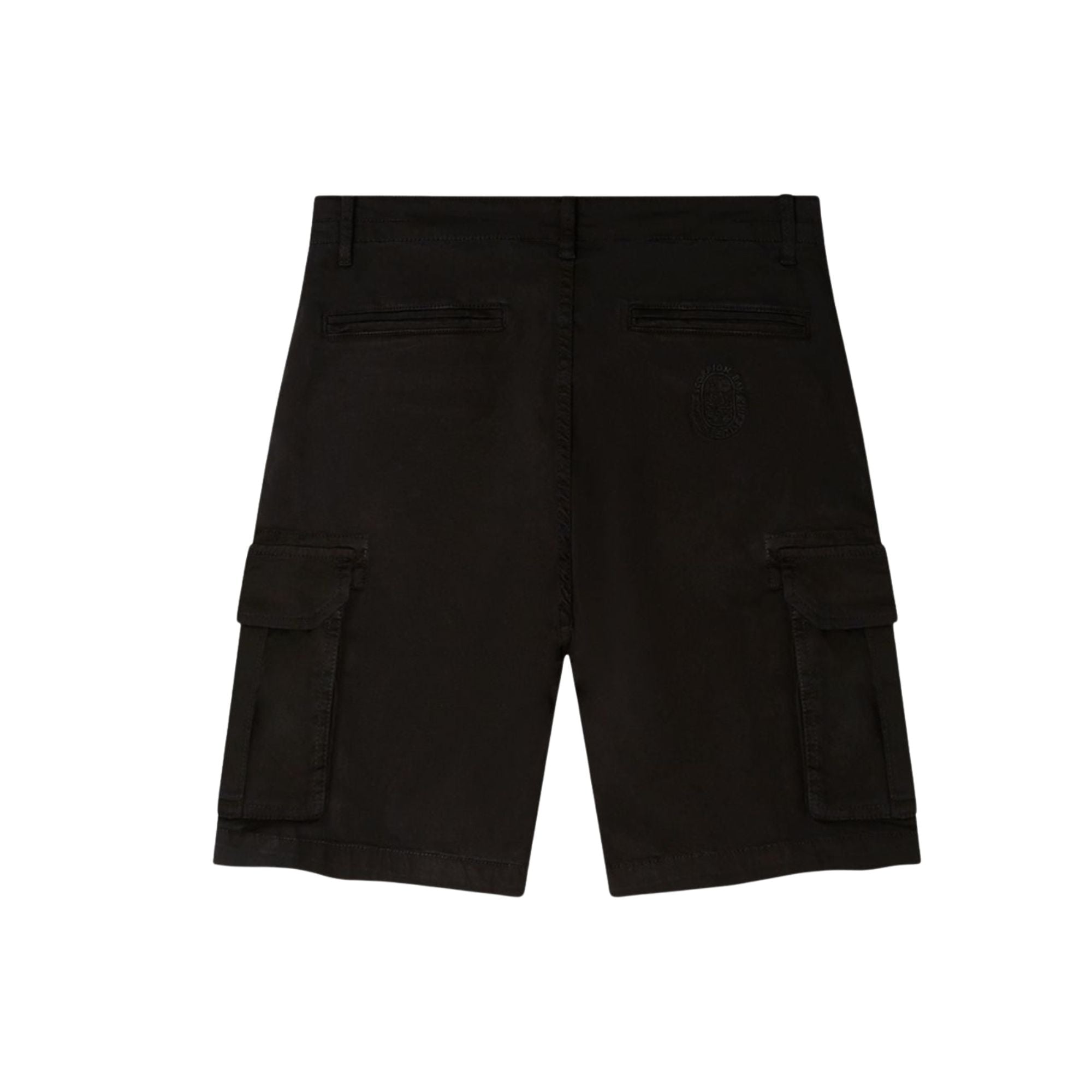 Shorts Cargo stretch cotton twill fuerte Uomo Nero