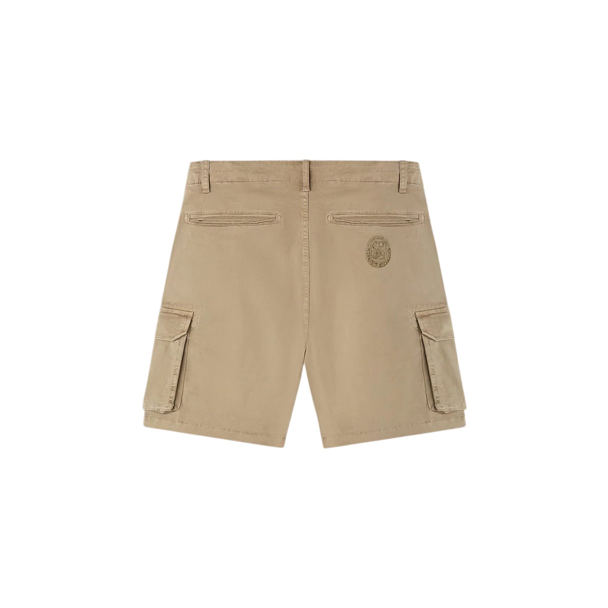 Bermuda cargo Uomo con logo retro Beige retro
