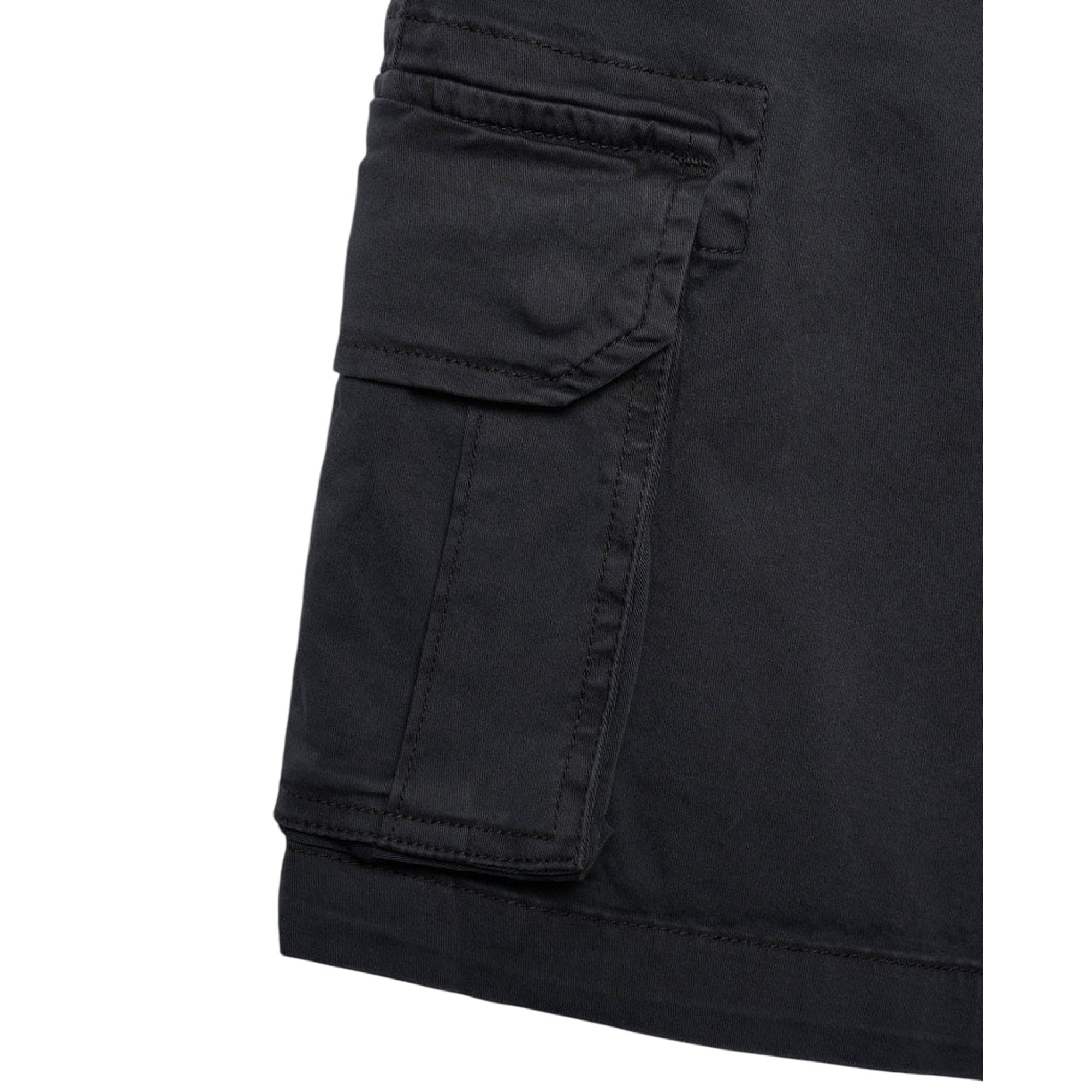 Bermuda cargo Uomo con logo retro Grigio dettaglio