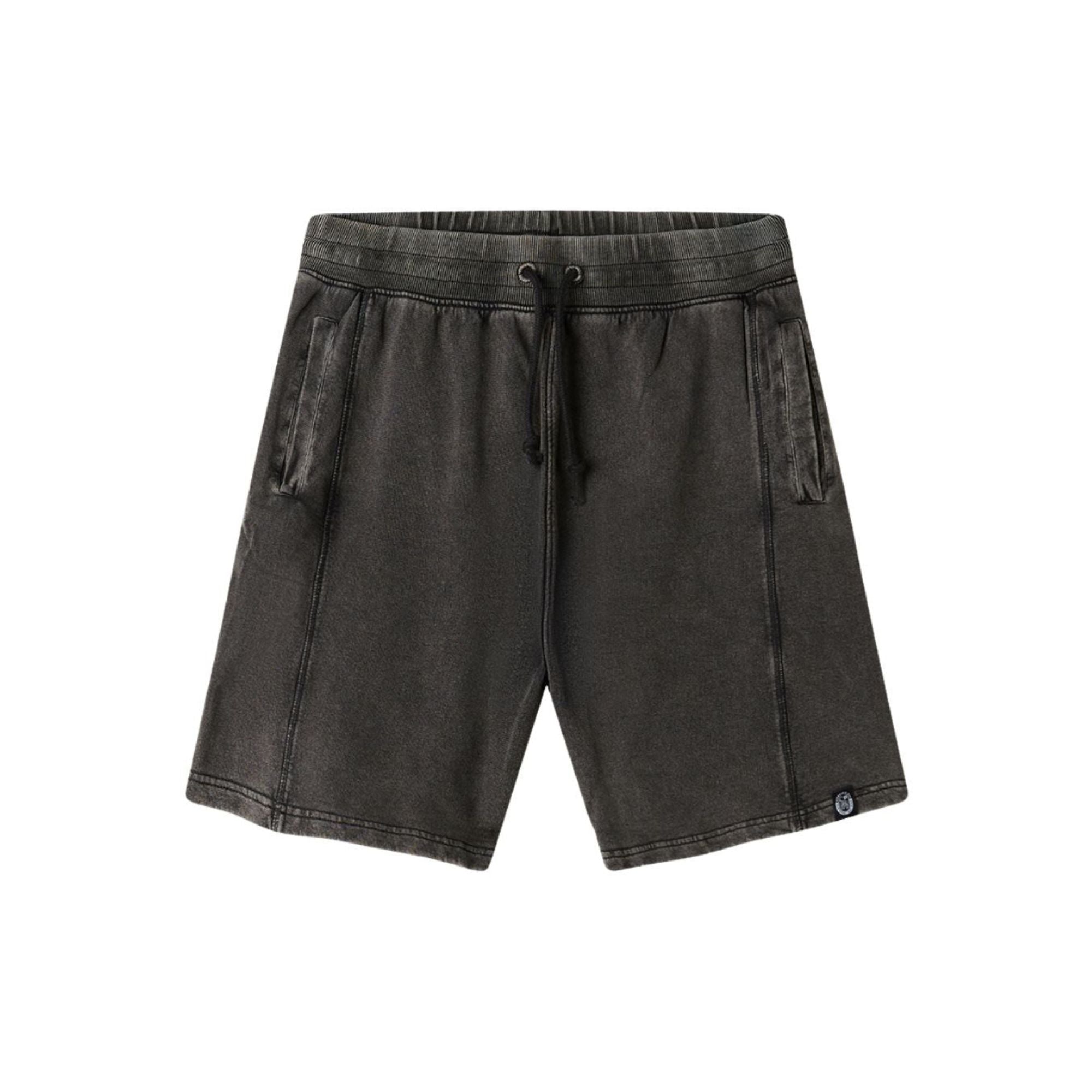 Shorts Fleece un-brushed Uomo Nero