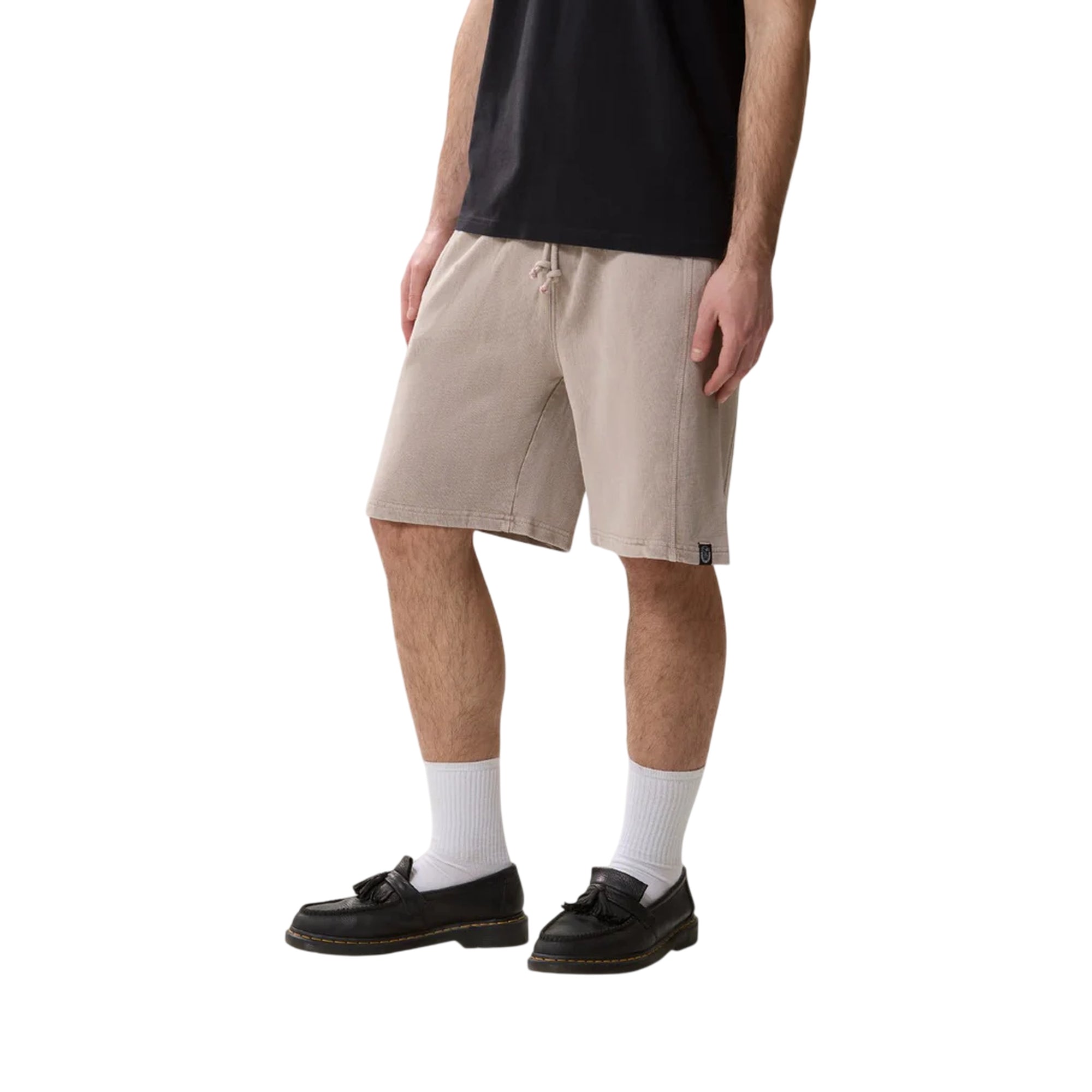 Bermuda Uomo in felpa Beige modello frontale