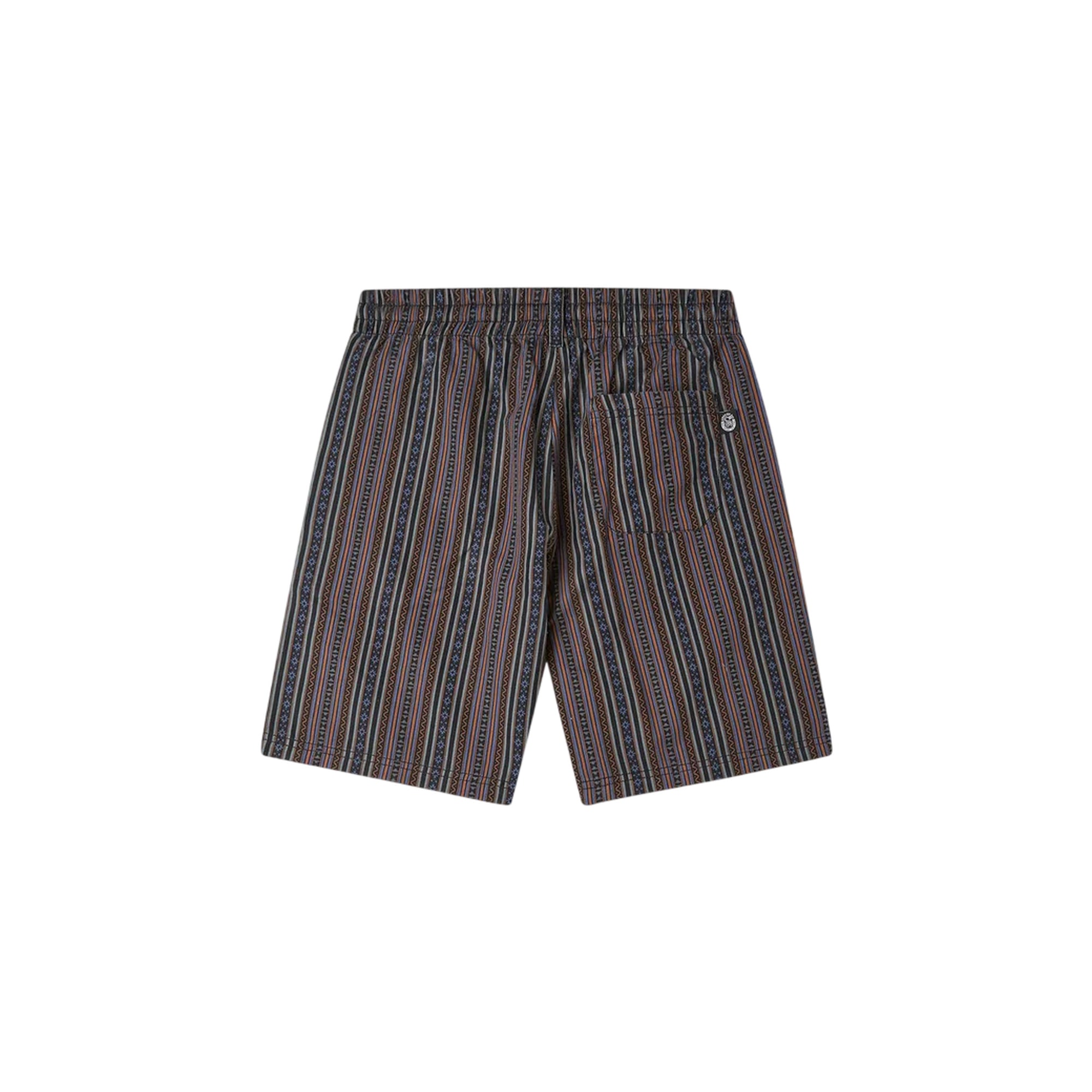 Bermuda Uomo in lino "Stripes Mariachi" retro