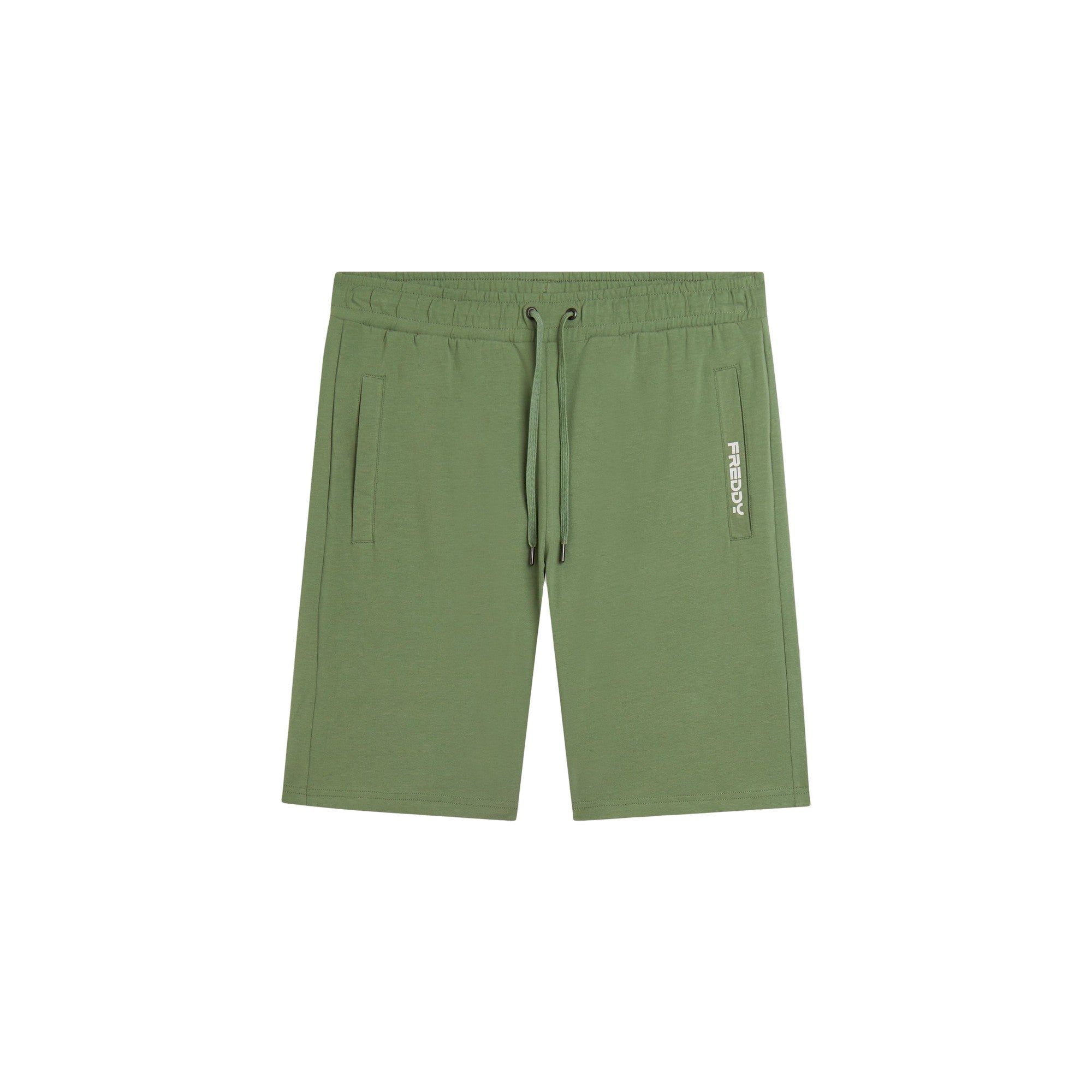 Bermuda Uomo in jersey stretch Verde