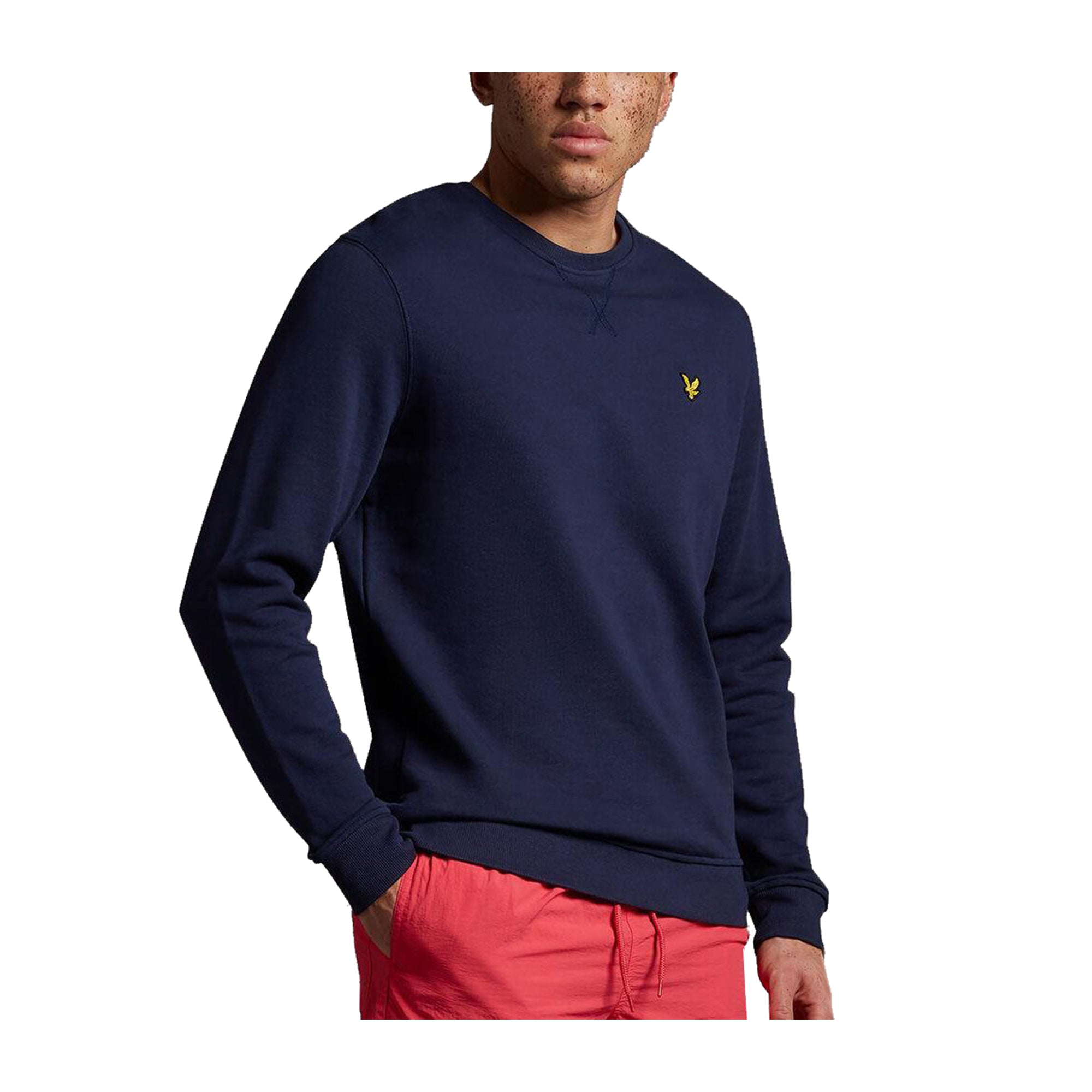 Felpa Uomo Girocollo Blu navy