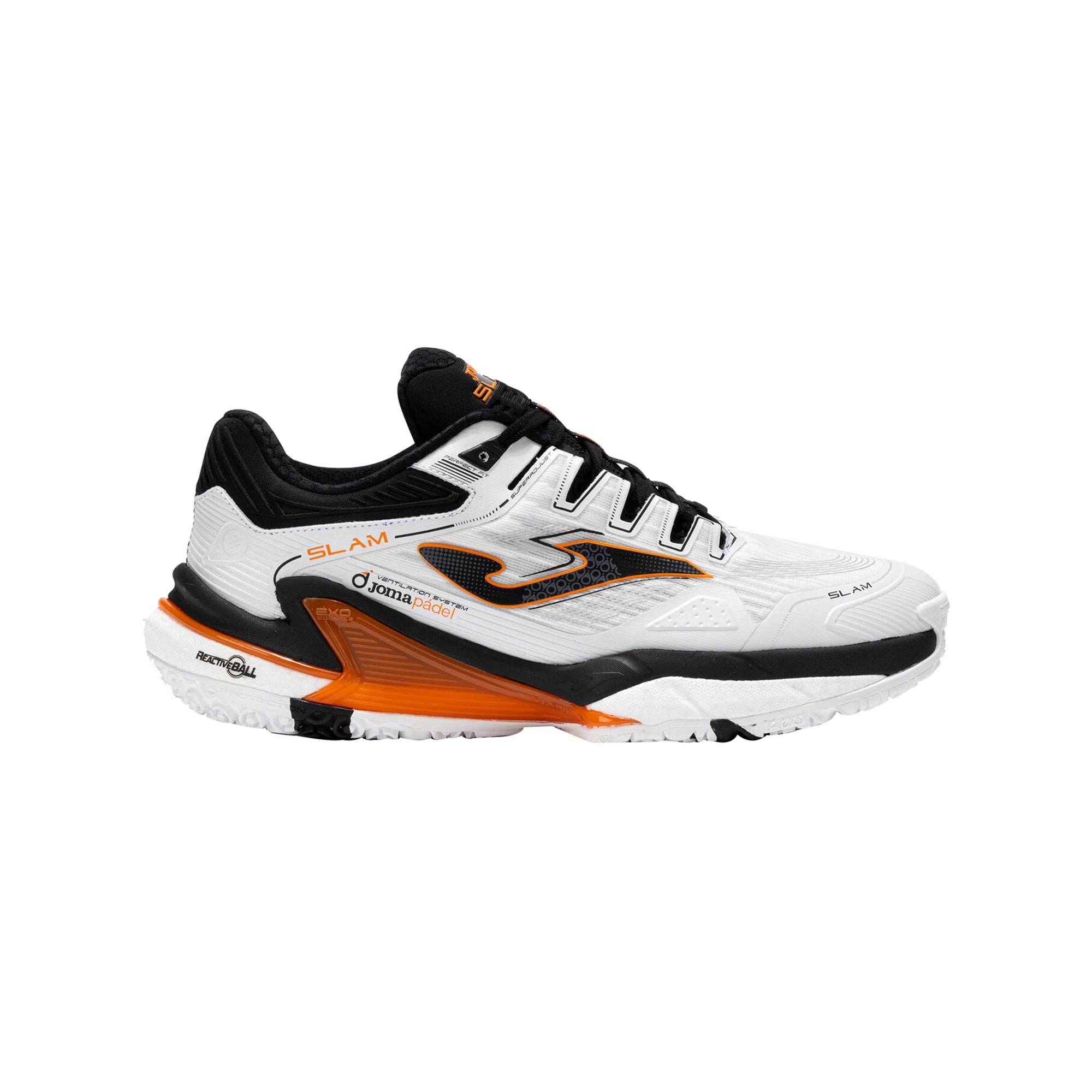 Scarpa Uomo da padel, linea Slam, con tomaia traspirante e dettagli a contrasto