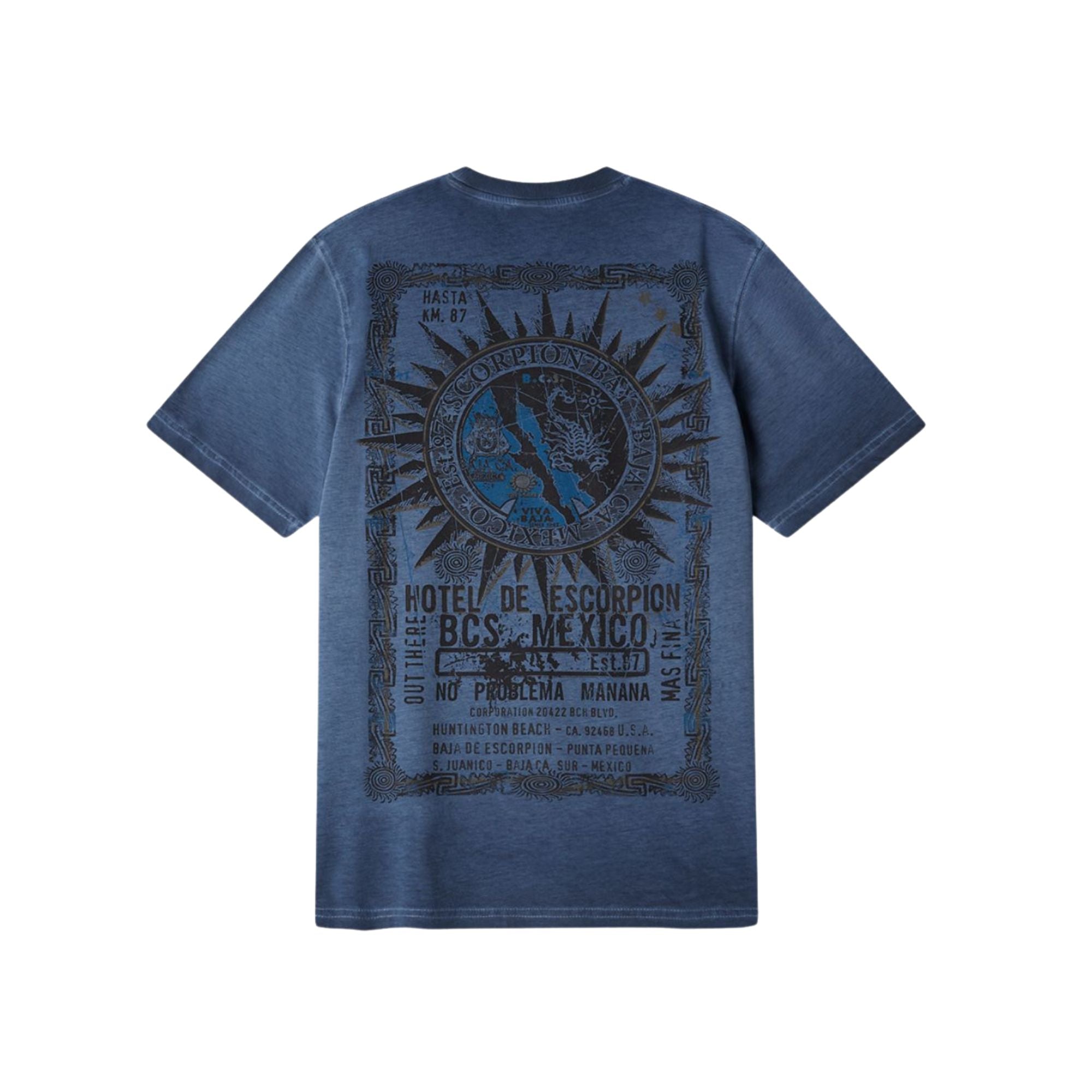 T-shirt jersey fuel Uomo Blu