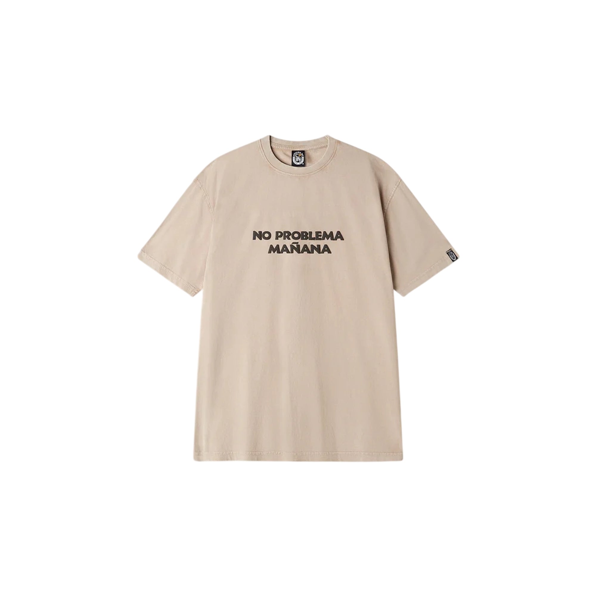 T-shirt Uomo Beige stampa "No Problema Manana"