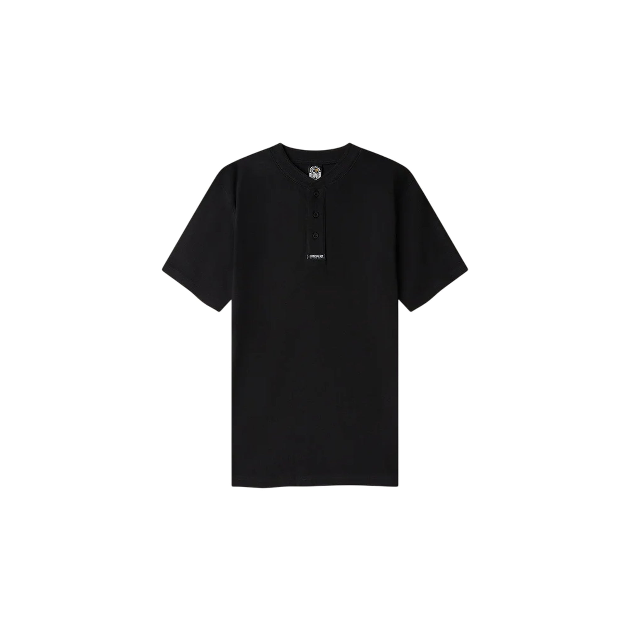 T-shirt Uomo Essential con bottoni Nero