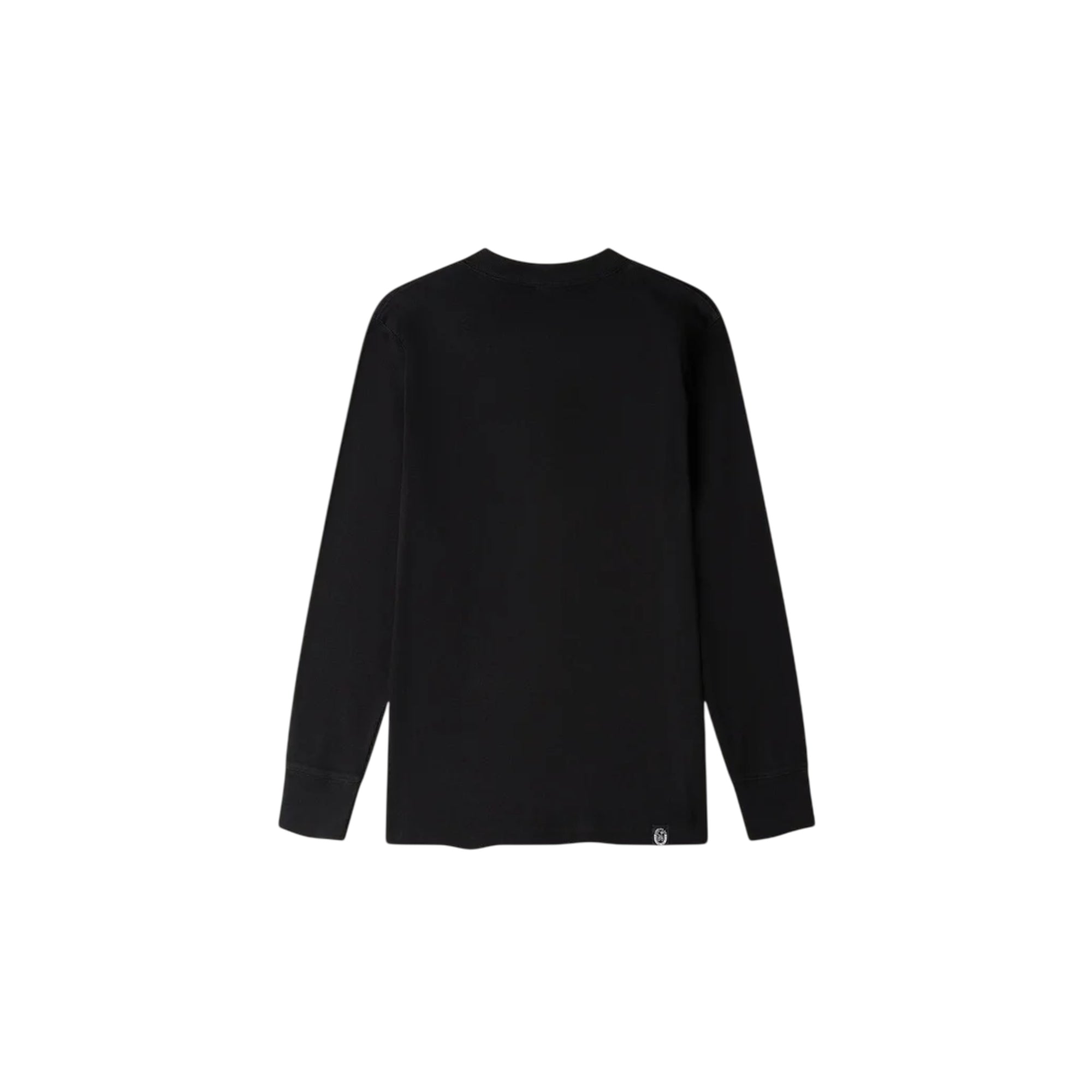 T-shirt Uomo Essential a manica lunga Nero retro