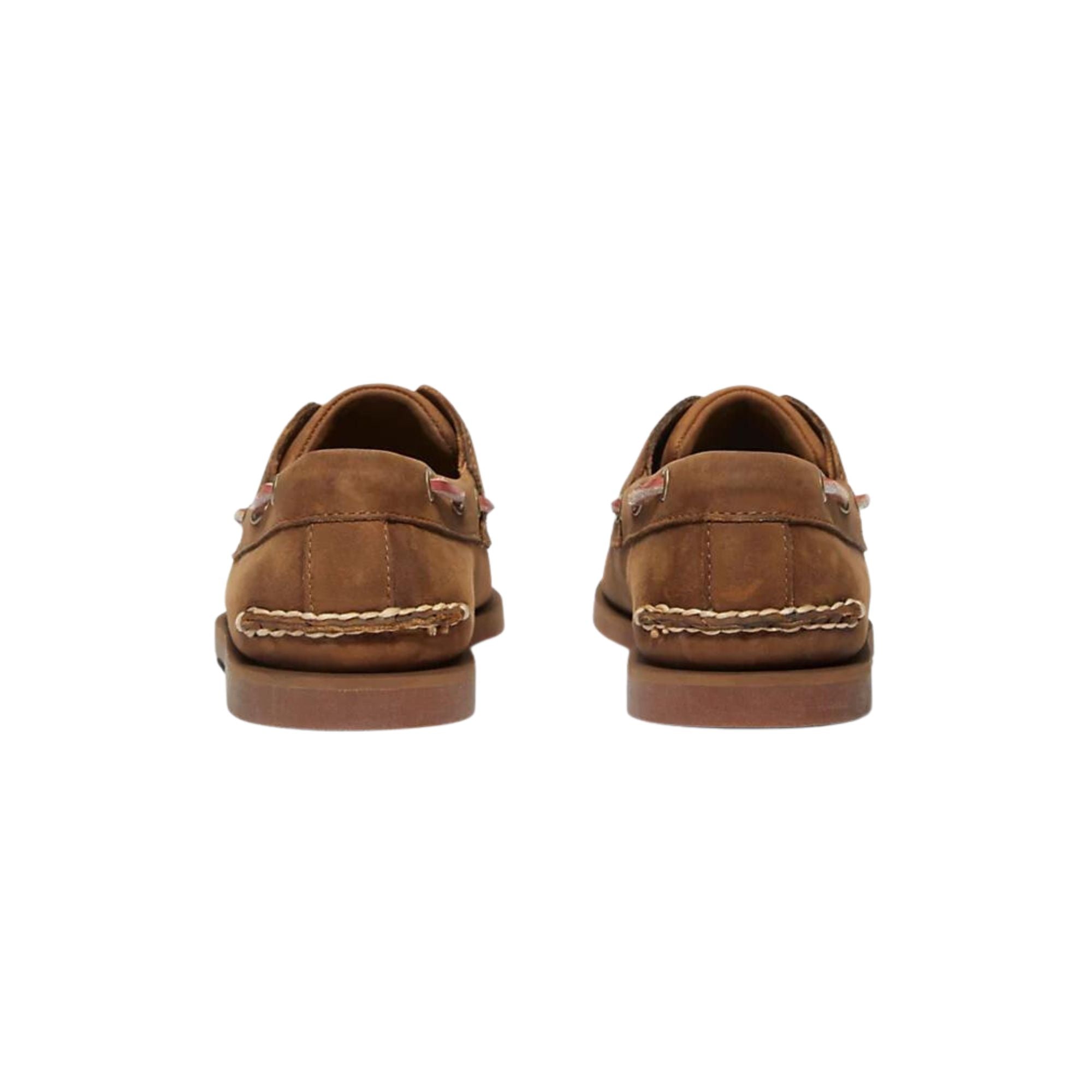 Mocassino Uomo in pelle marrone retro