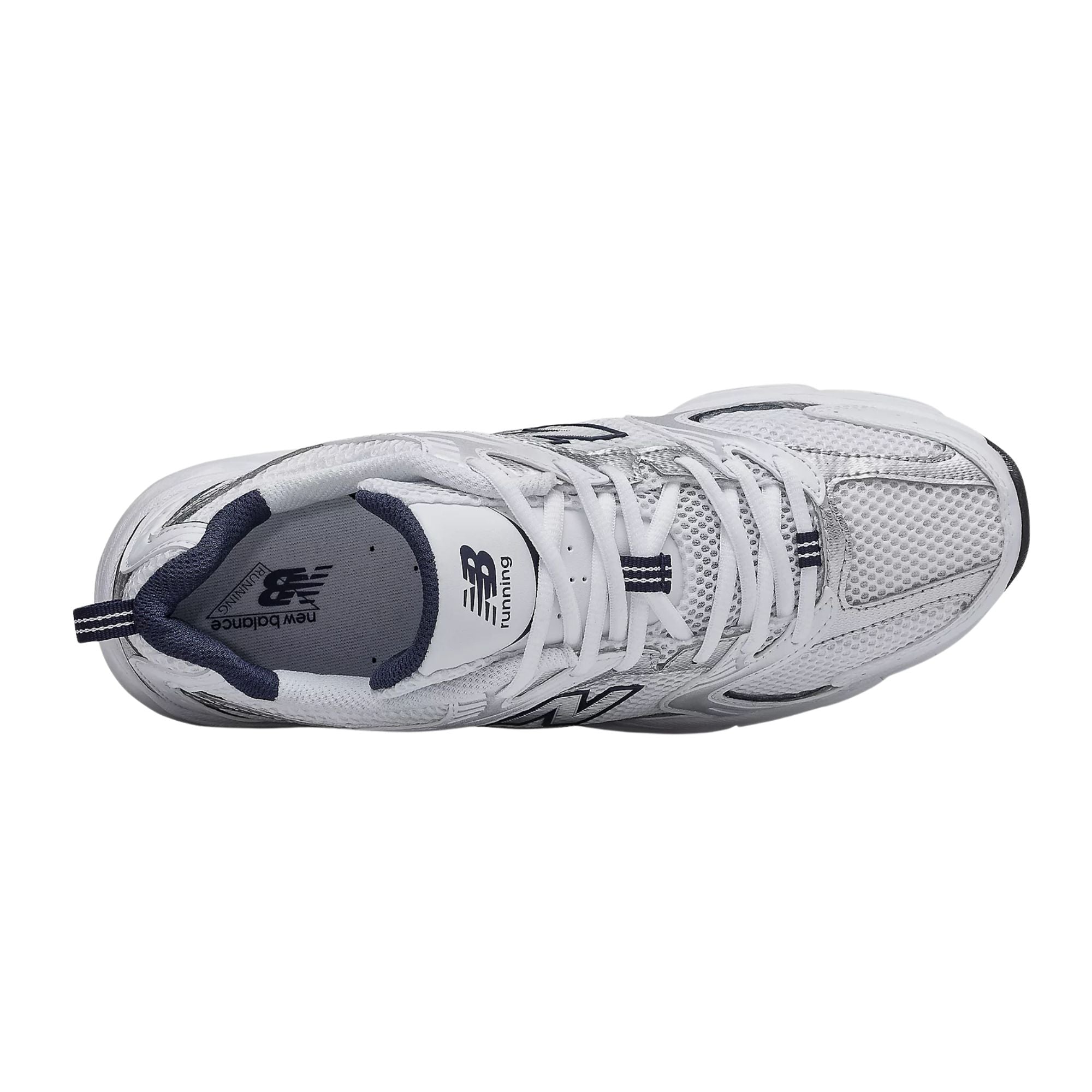 Sneakers Donna modello 530 Bianco/Argento/Nero