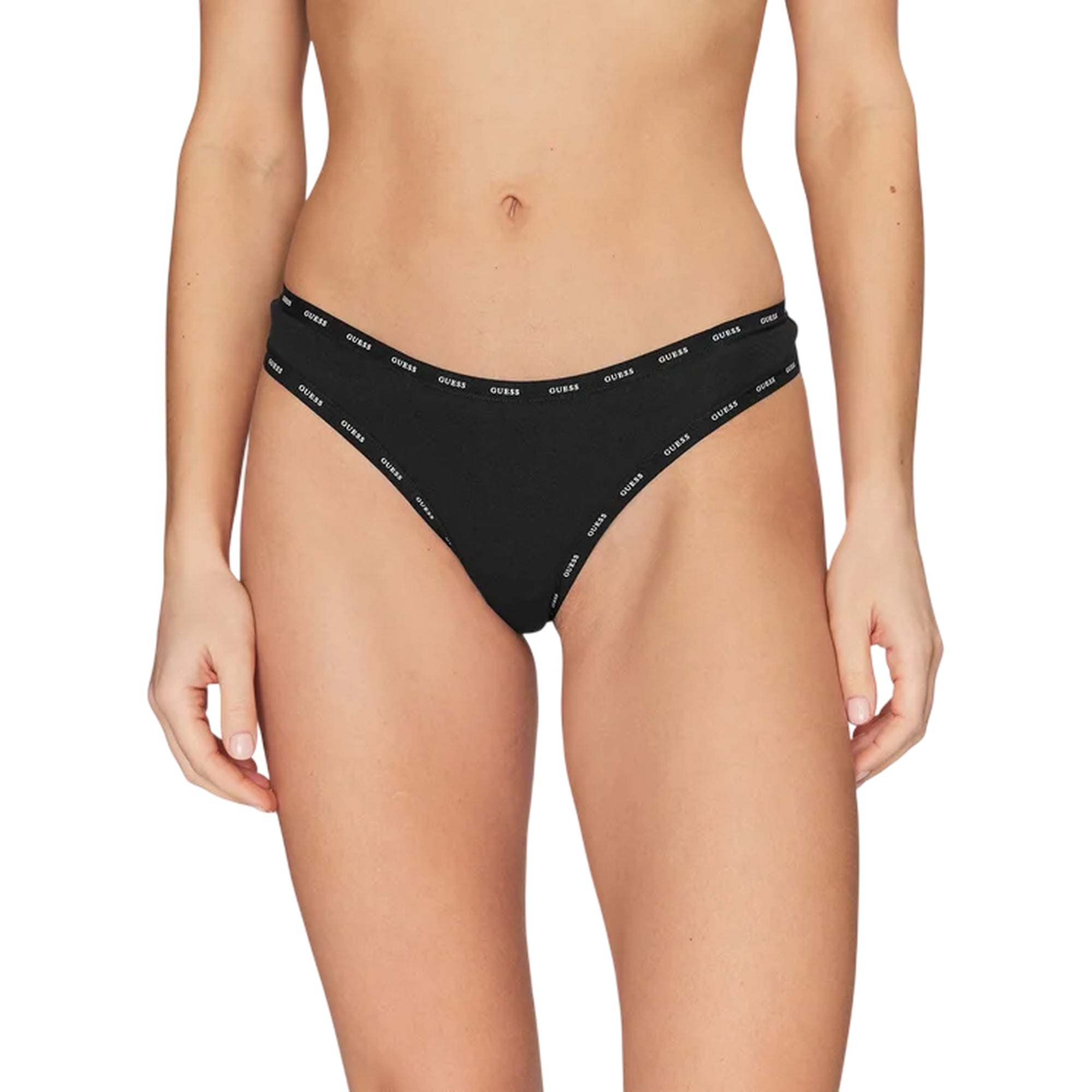 Mutande Donna, in confezione da tre Nere, modello brasiliana