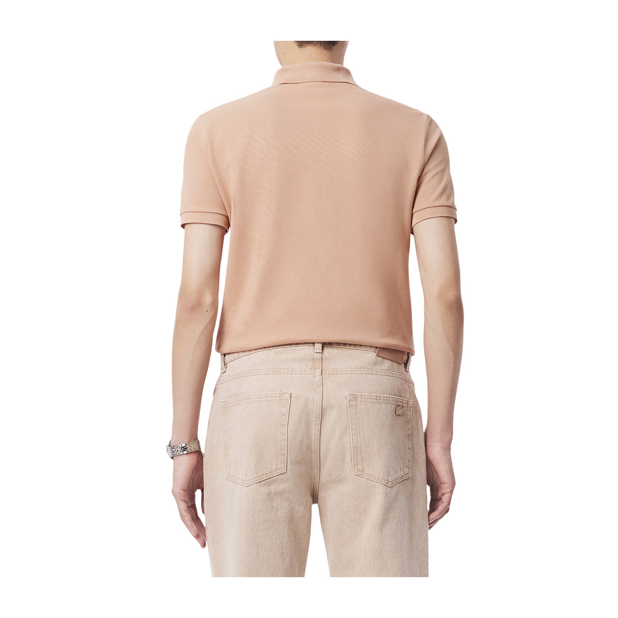 Polo slim fit in piqué L.12.12 Beige