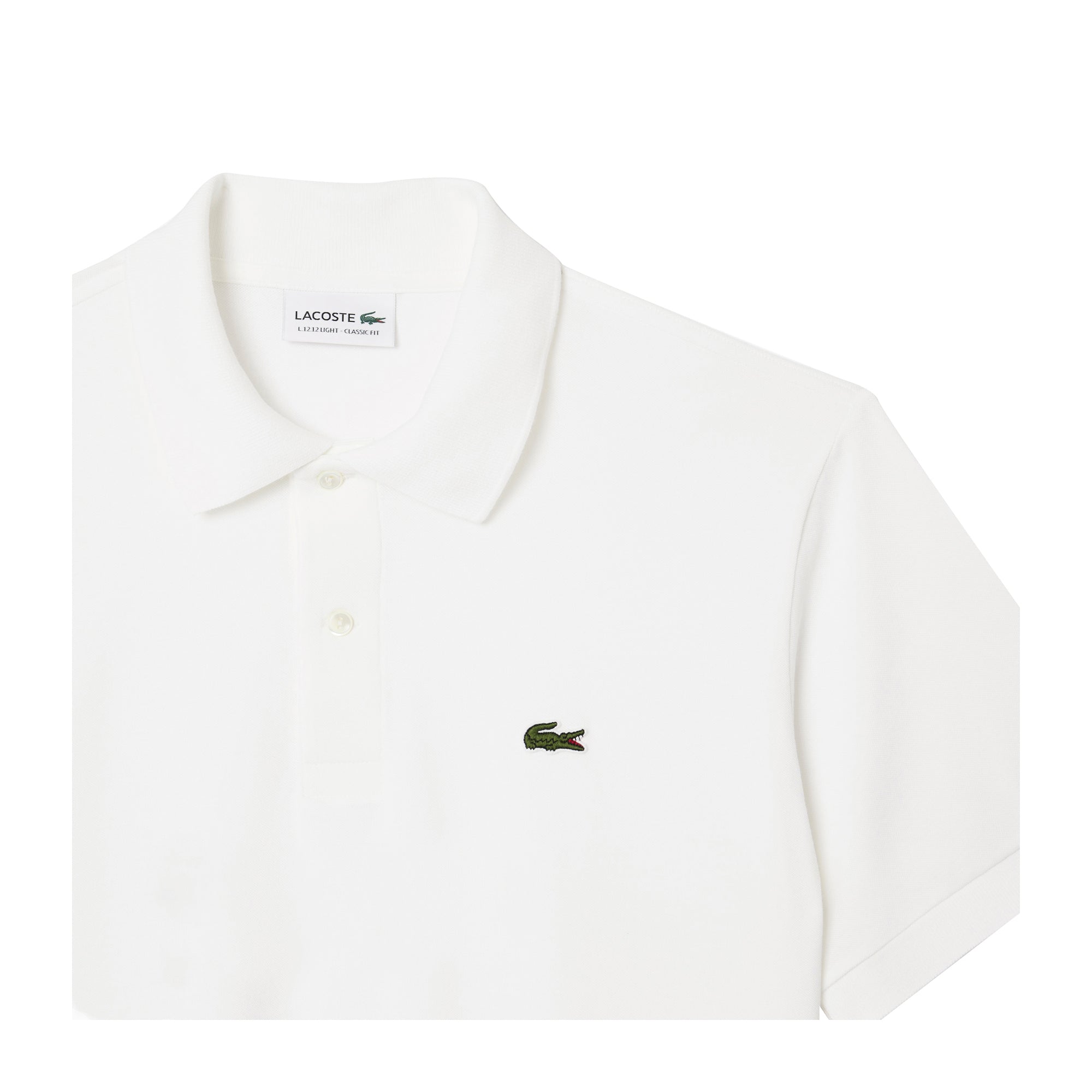 Polo Uomo Classic fit Light Bianco dettaglio