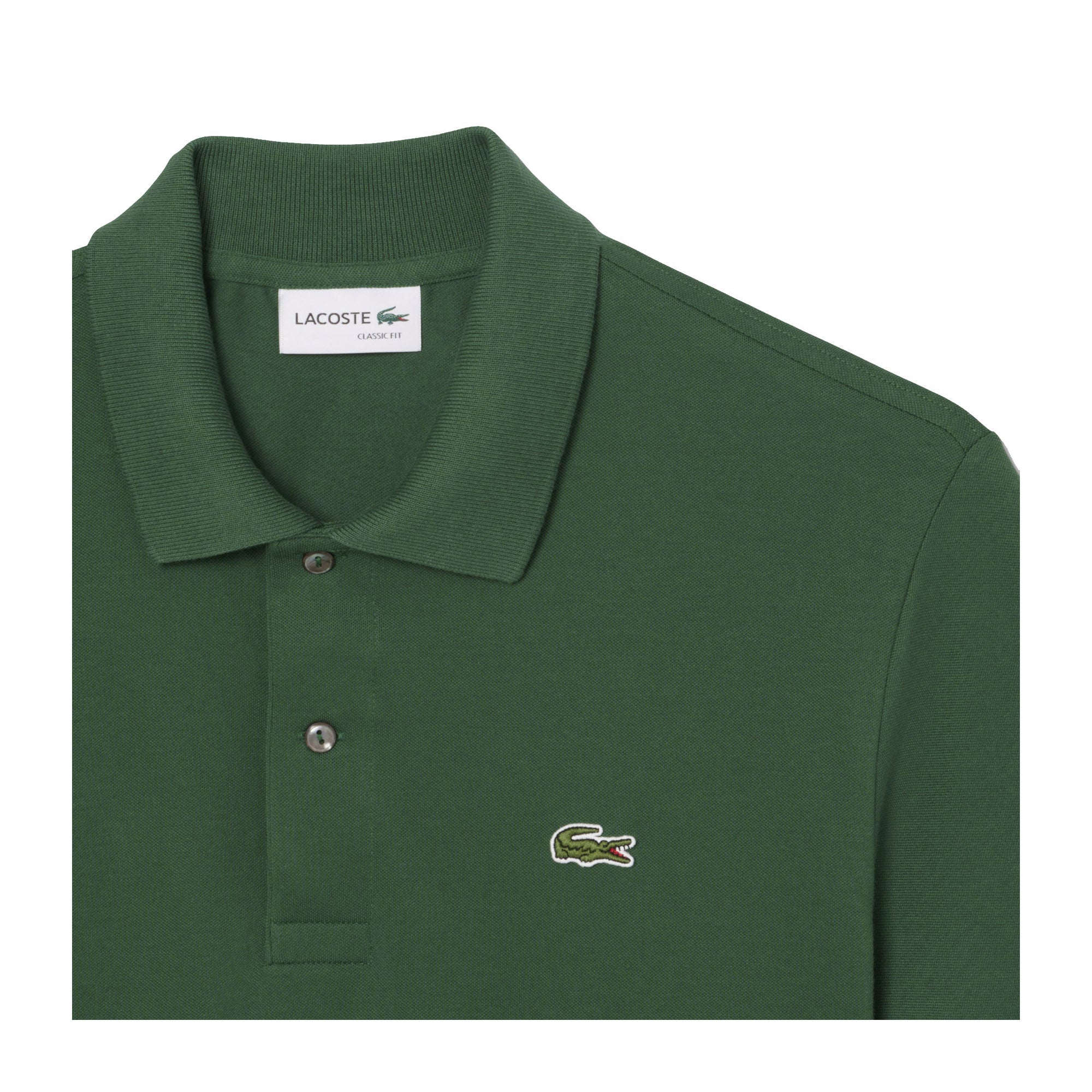 Polo Uomo Classic fit Light Verde dettaglio
